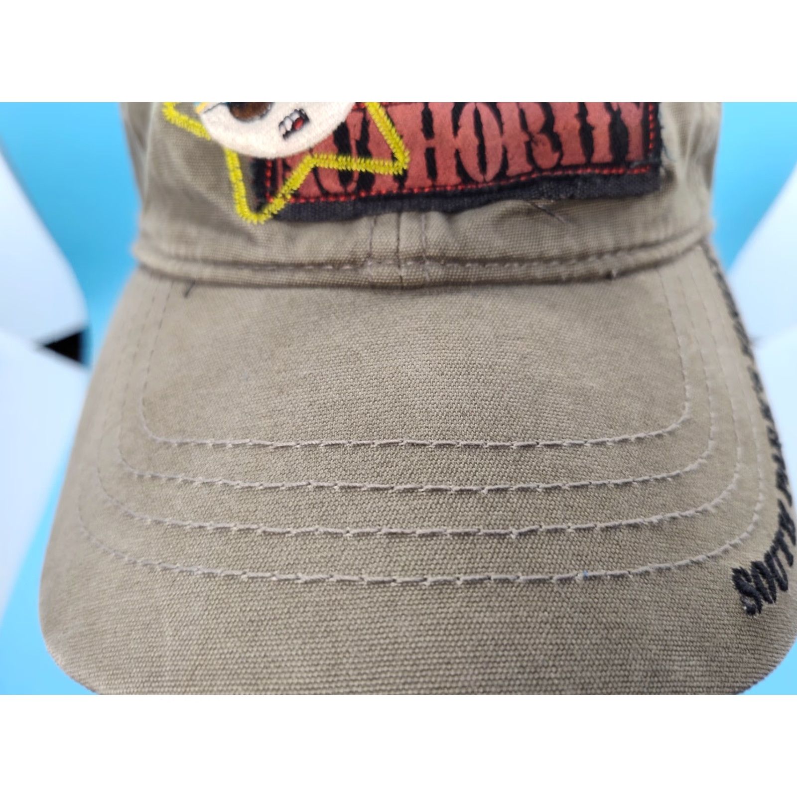 Vintage VINTAGE Anoma South Park Respect My Authority Eric Cartman Y2K Khaki Strapback Hat Size US M / EU 48-50 / 2 - 4 Thumbnail