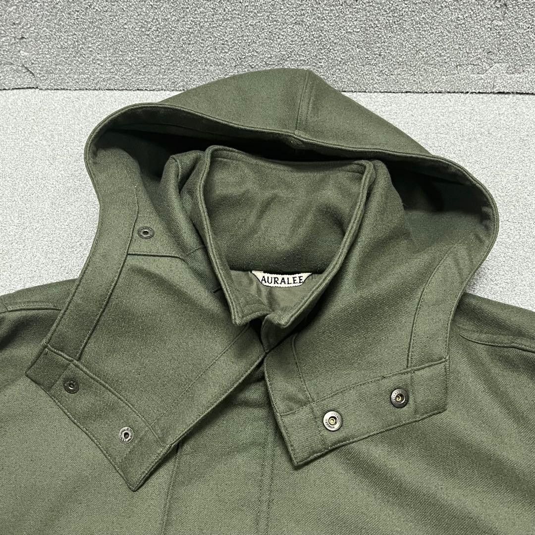 Auralee AURALEE LIGHT MELTON FLIGHT PARKA Olive 3 Size US L / EU 52-54 / 3 - 5 Thumbnail