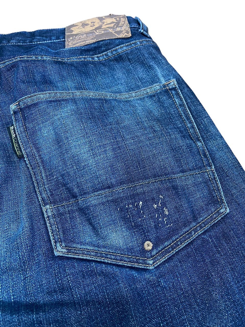 Japanese Brand 💥BEST OFFER💥BACK CHANNEL BAGGY DISTRESSED DENIM Size US 33 - 10 Thumbnail
