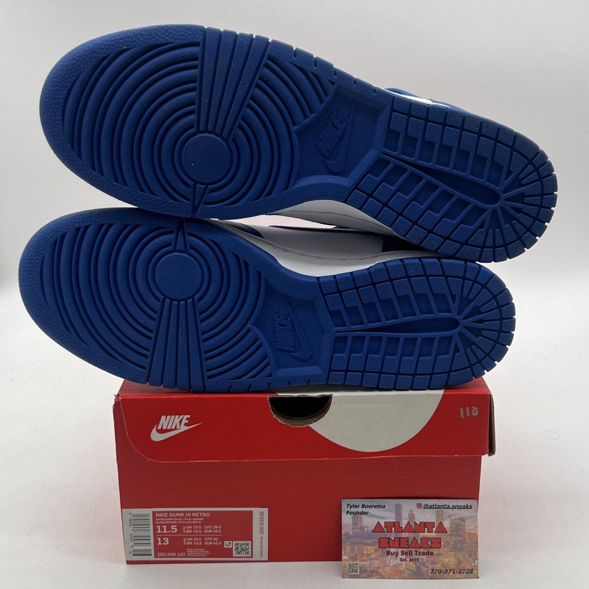 Nike Nike dunk high Kentucky Size US 11.5 / EU 44-45 - 8 Thumbnail
