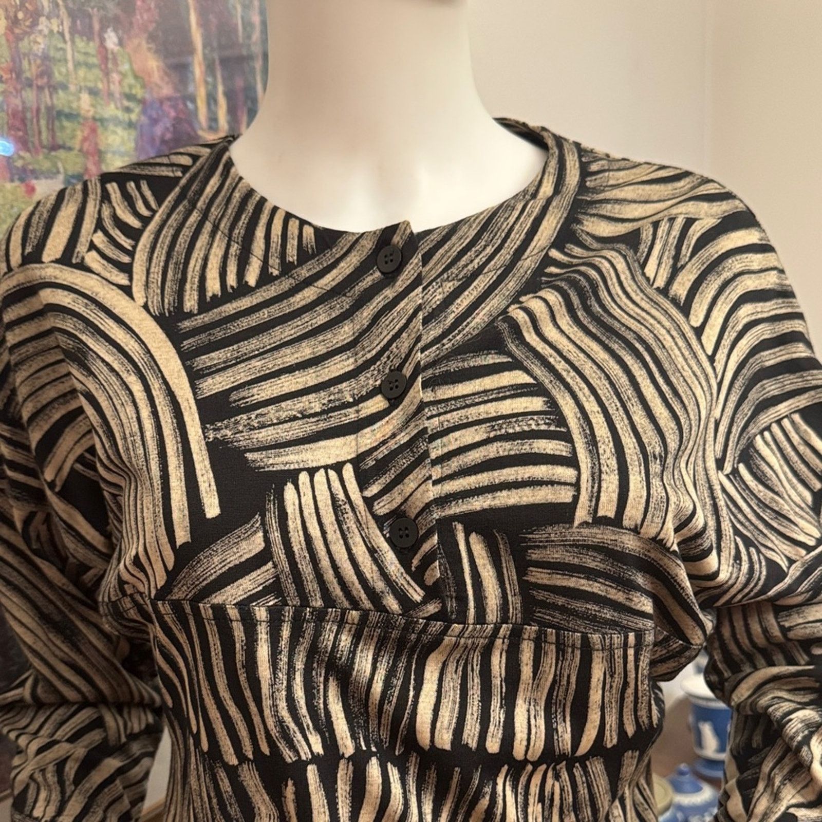 Missoni Vintage 80s Missoni for Neiman Marcus Wool Blouse Small Size S / US 4 / IT 40 - 3 Thumbnail