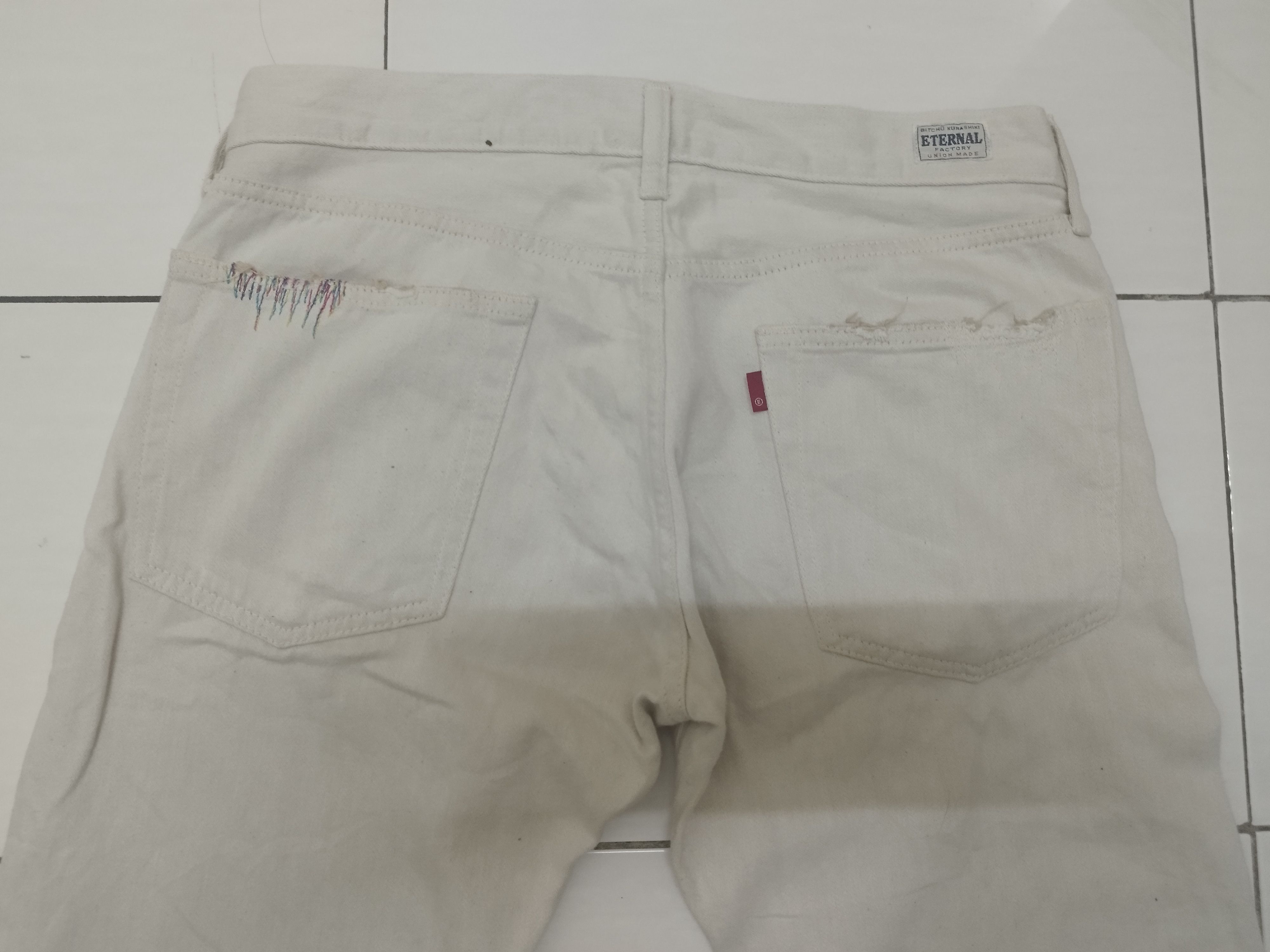 Eternal × Kapital ETERNAL DISTRESSED DENIM Size US 30 / EU 46 - 11 Thumbnail