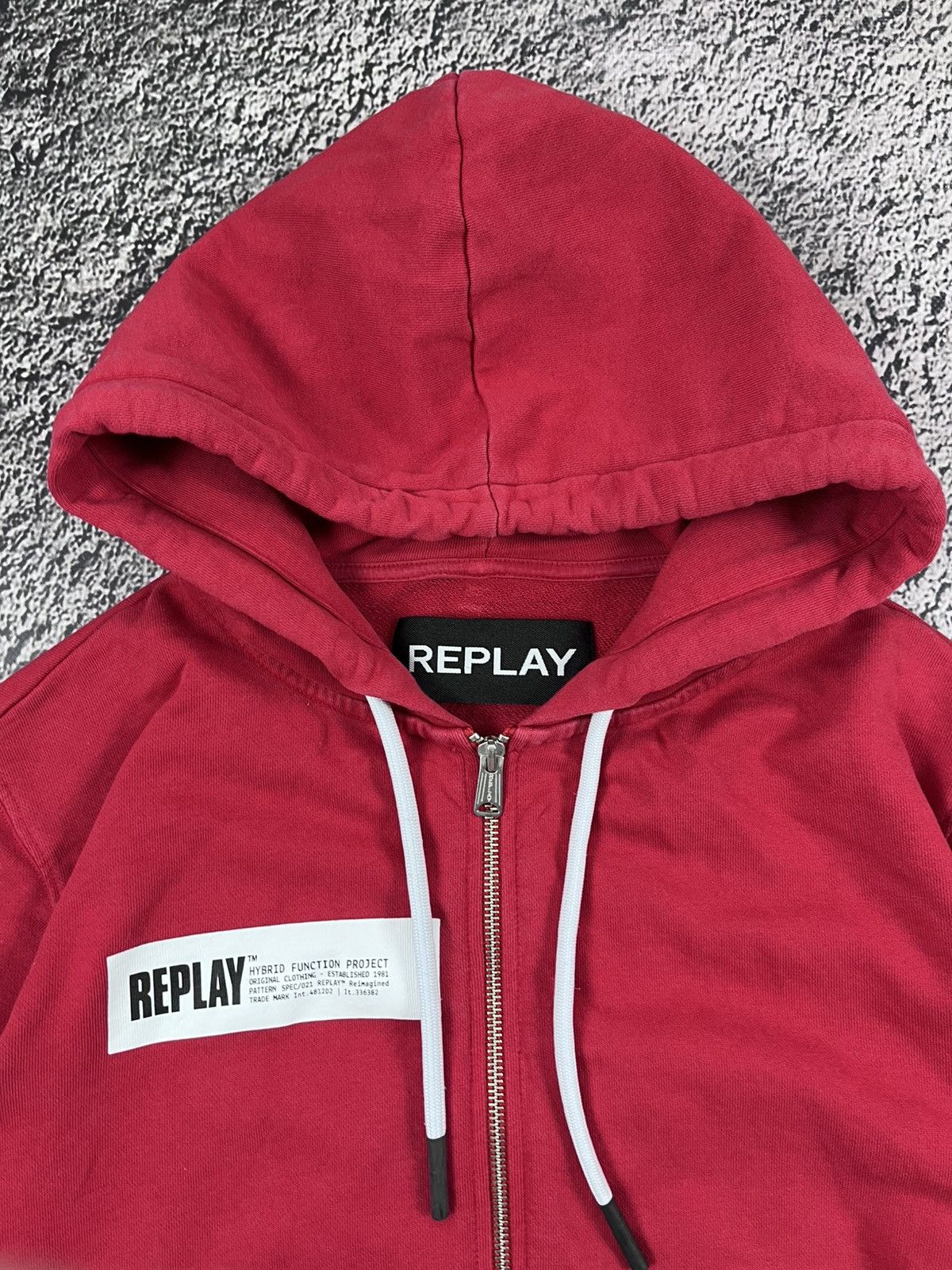 Replay Vintage Y2K Replay multi logo zip up hoodie size L Size US L / EU 52-54 / 3 - 4 Thumbnail