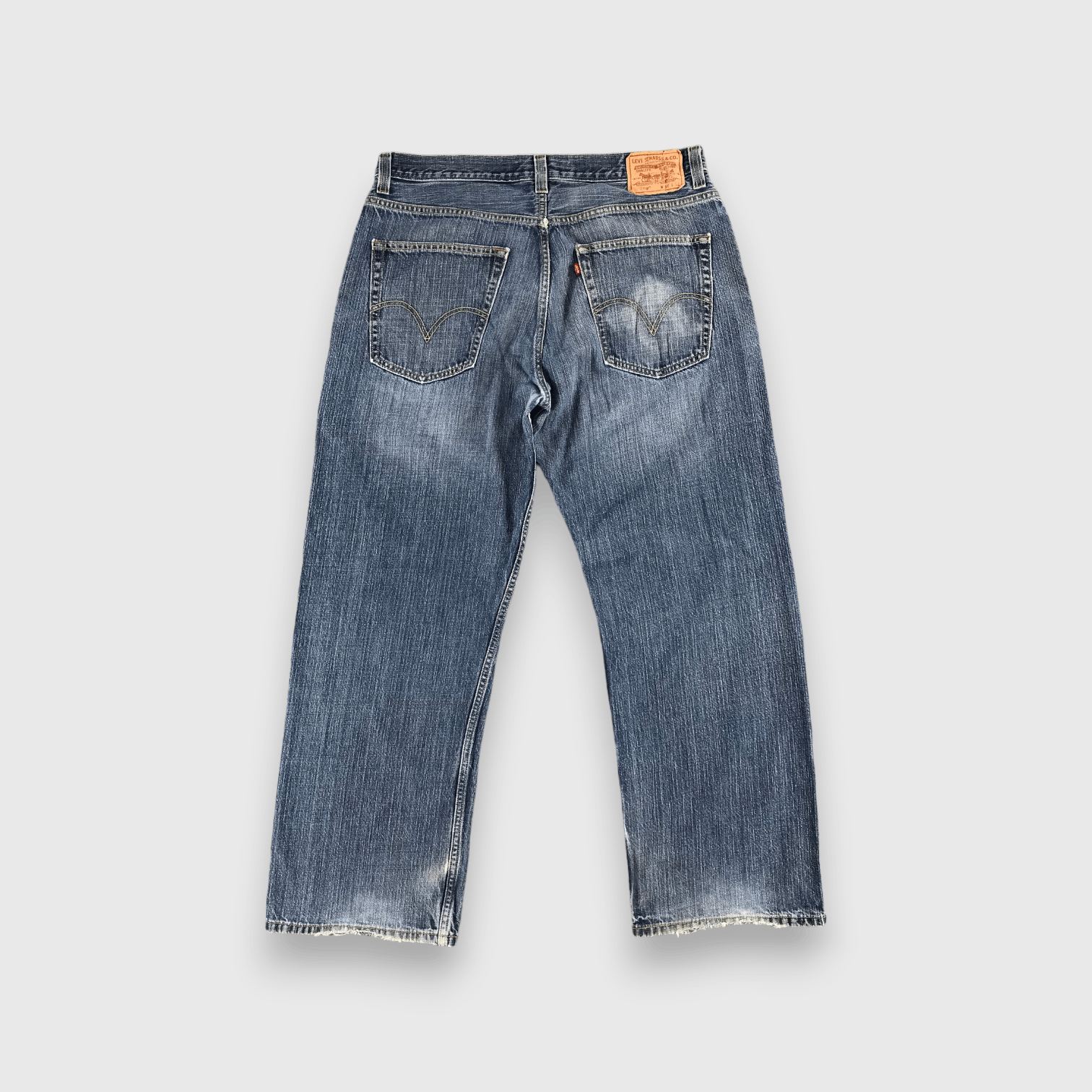 Levi's Vintage Mid Blue Levis 569 Jeans-J1260 Size US 37 - 2 Thumbnail
