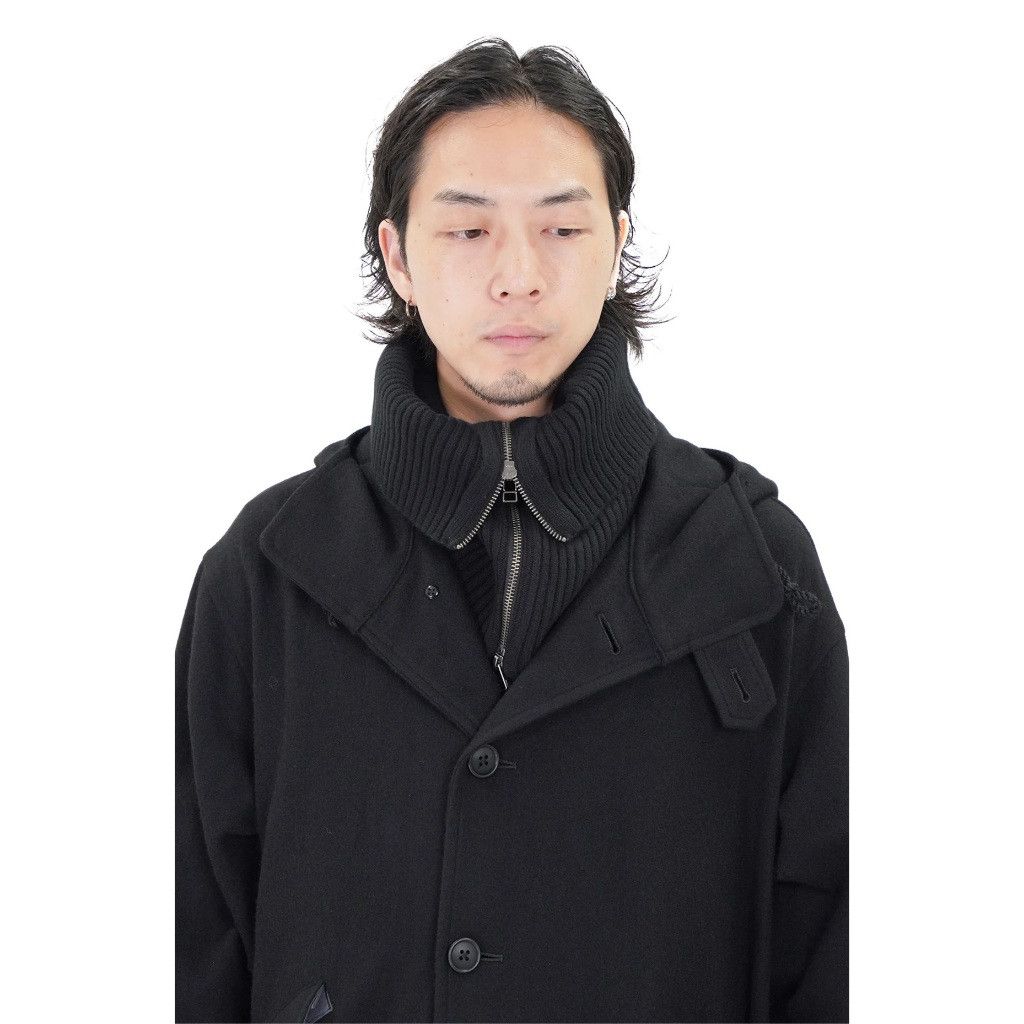 Yohji Yamamoto Yohji Yamamoto Ground Y - WOOL ZIPPER NECK WARMERS Scarves Size ONE SIZE - 3 Thumbnail