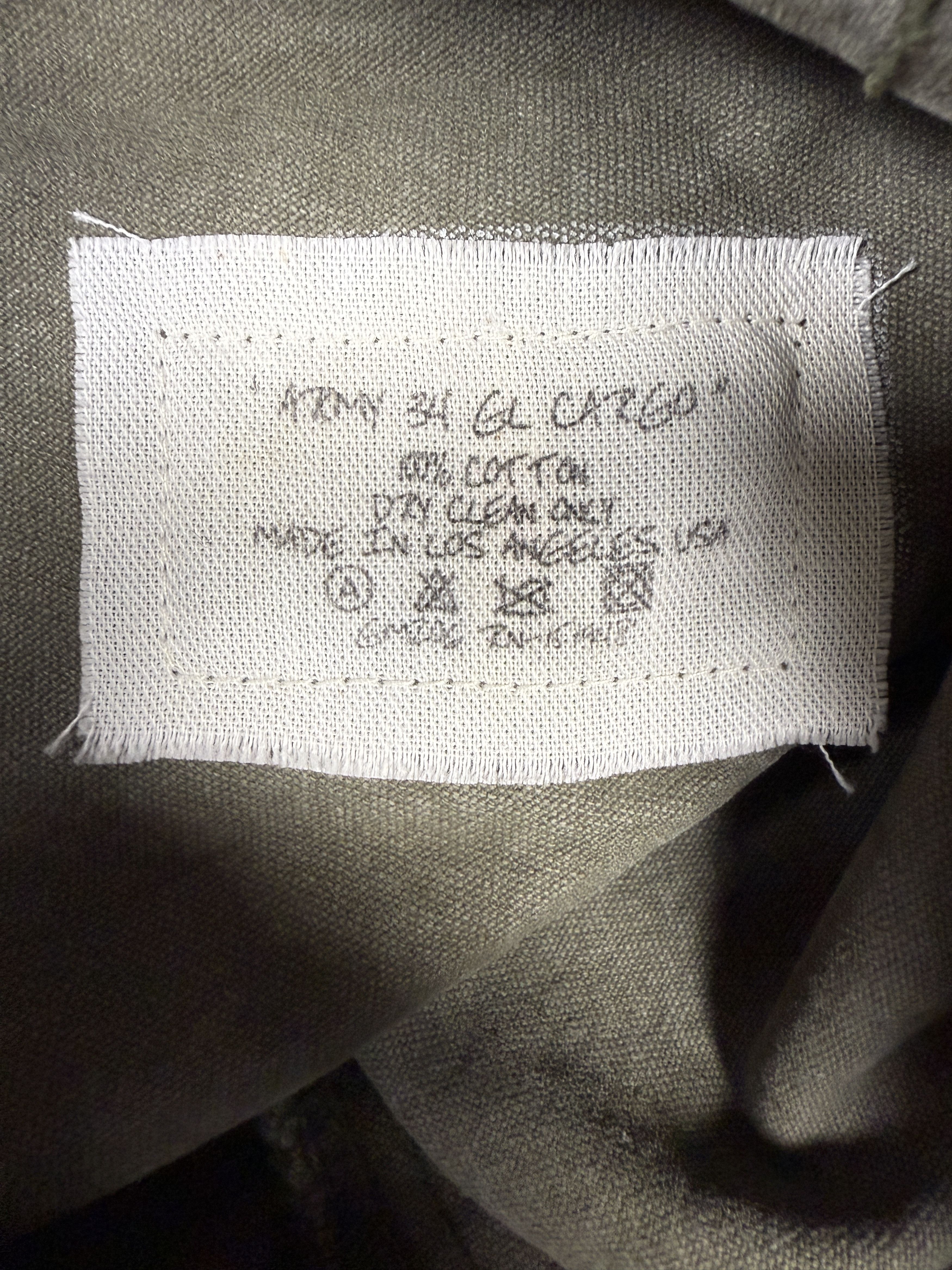 Greg Lauren $995 Greg Lauren Army 34 GL Cargo Pants Size US 30 / EU 46 - 10 Thumbnail