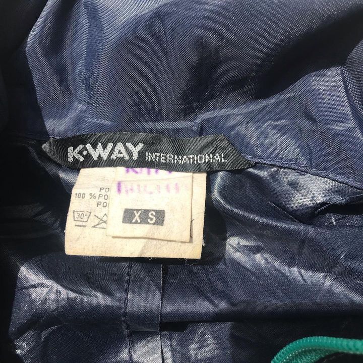 K-Way Vintage K-way FranceBoutique Windbreaker Jacket hiddenhoodie Size US L / EU 52-54 / 3 - 3 Thumbnail