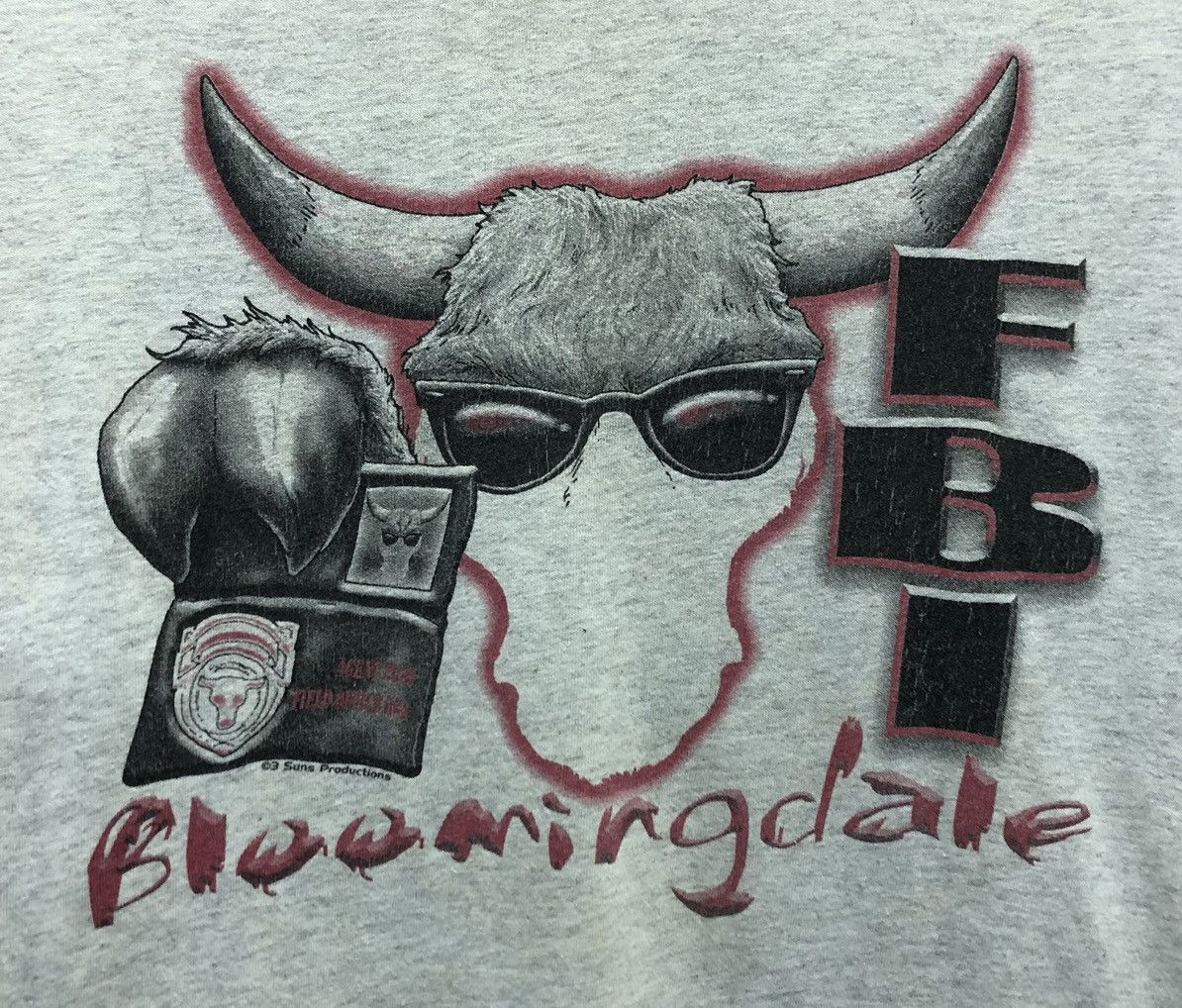 Vintage Vintage Gildan FBI Bloomingdale T-Shirt Size US M / EU 48-50 / 2 - 3 Thumbnail