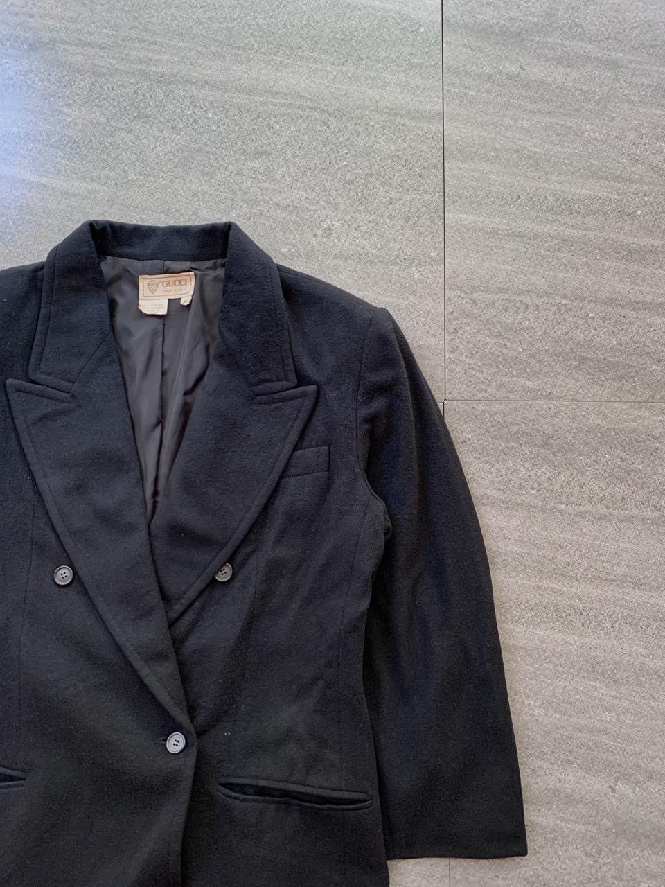 Gucci FREE TAX! 90s Cashmere Blazer Jacket Size M / US 6-8 / IT 42-44 - 2 Thumbnail
