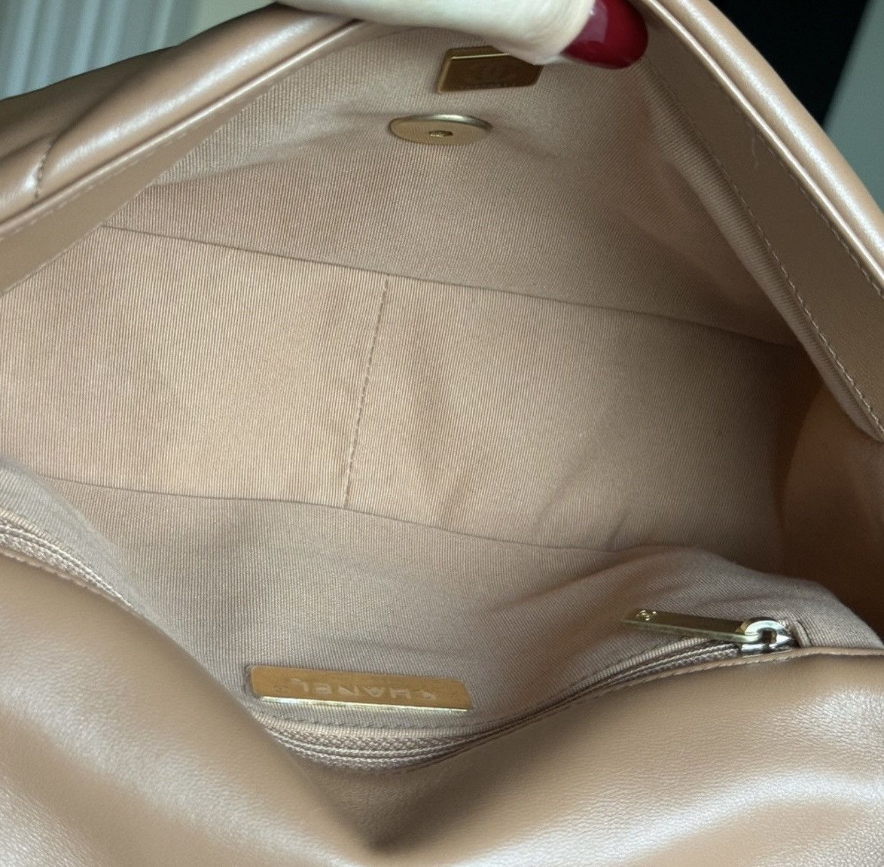Chanel chanel 19 flap bag small Rare Caramel Retail $7,200 Size ONE SIZE - 10 Thumbnail
