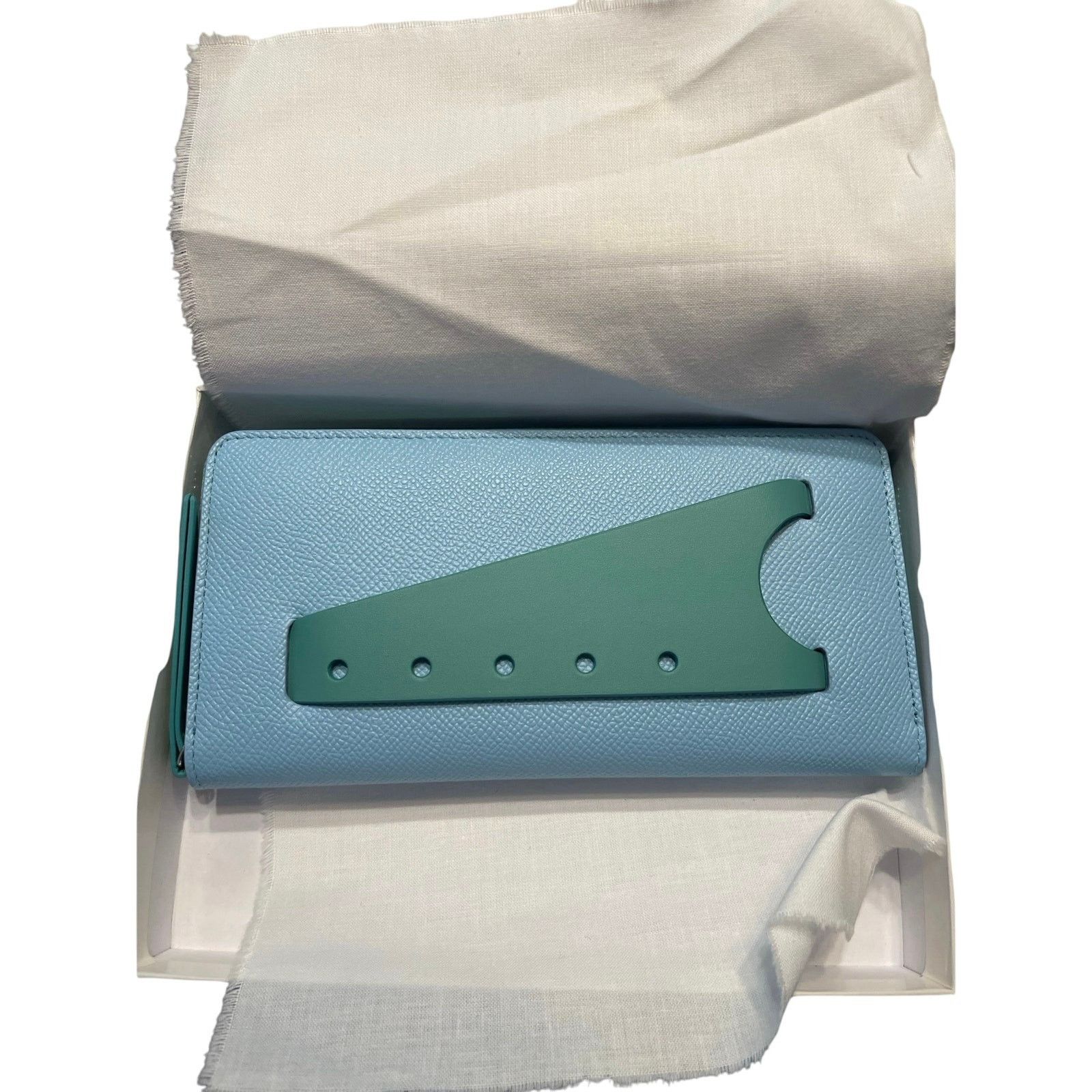 Maison Margiela Maison Margiela Snatched Long Wallet, Blue NWT Size ONE SIZE - 2 Thumbnail
