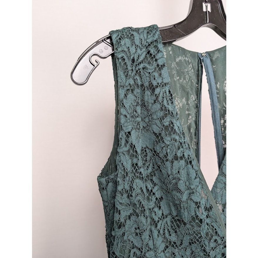 Valentino o1rshd1 Lace Dress in Green Size XS / US 0-2 / IT 36-38 - 5 Thumbnail