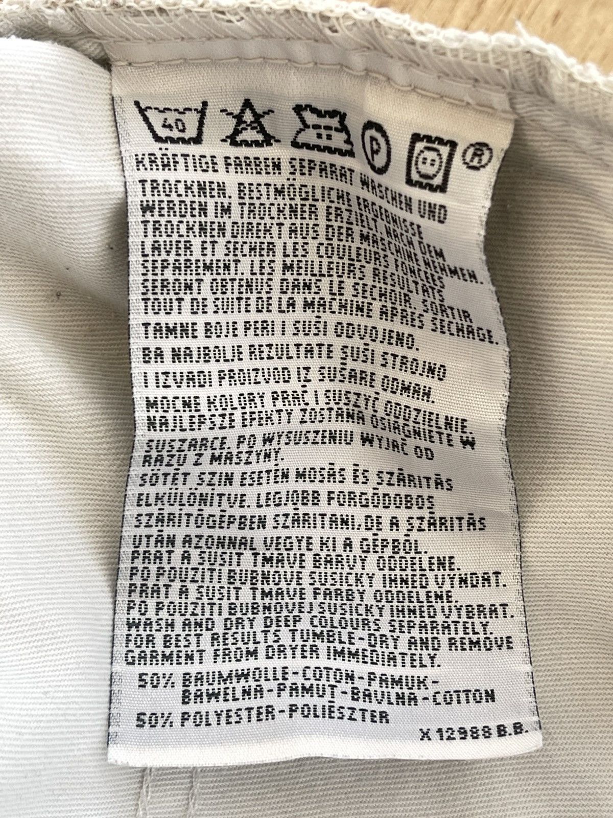 Levi's Sta-Prest 566 White Tab Straight Regular Fit Pants 90s 34x32 Size US 34 / EU 50 - 11 Thumbnail