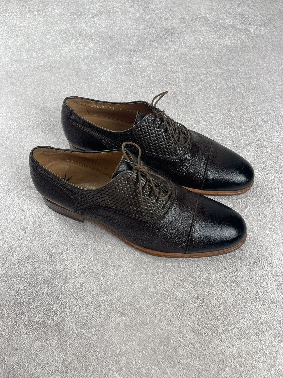 Moreschi Leather Brown Derby Classic Shoes, Men's (Size 10)