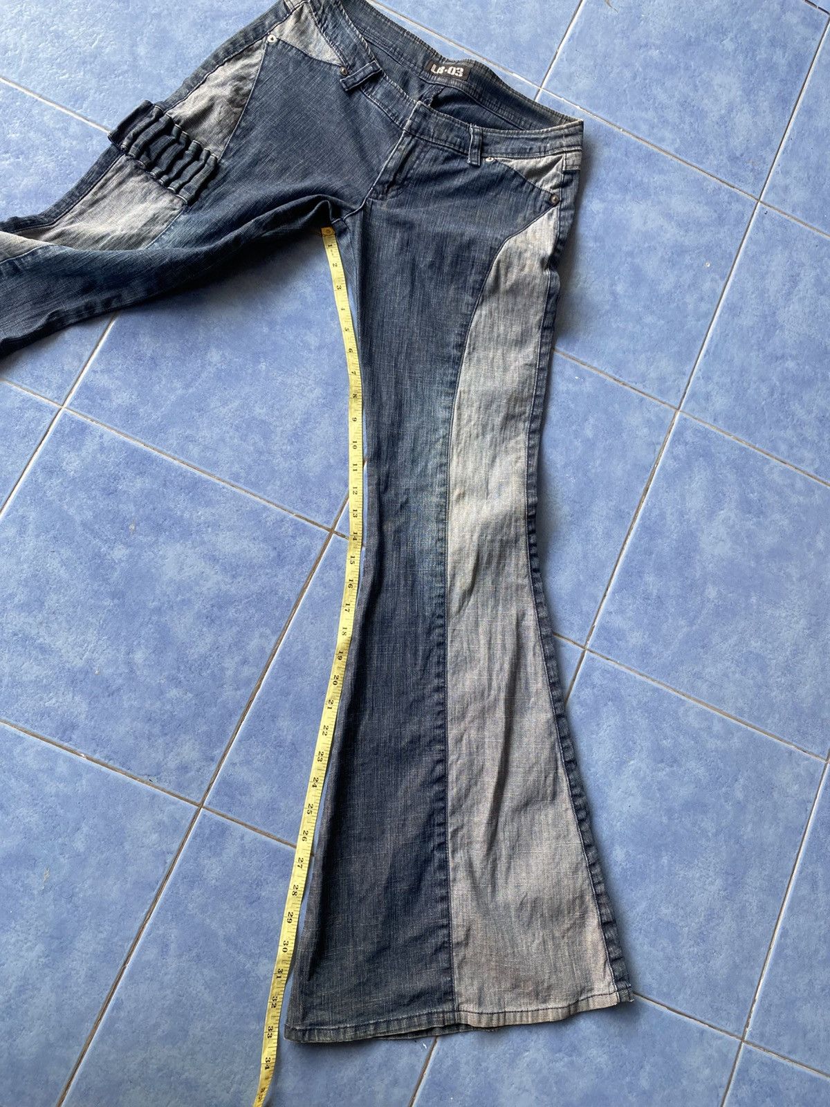 If Six Was Nine LB-03 Japanese Brand Flared Jeans Size US 29 - 18 Thumbnail