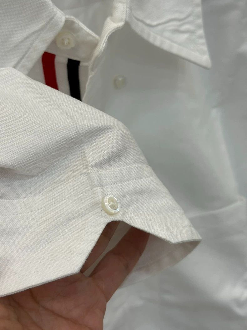 Thom Browne Thom Browne white short sleeve shirt-2507 Size US S / EU 44-46 / 1 - 3 Thumbnail