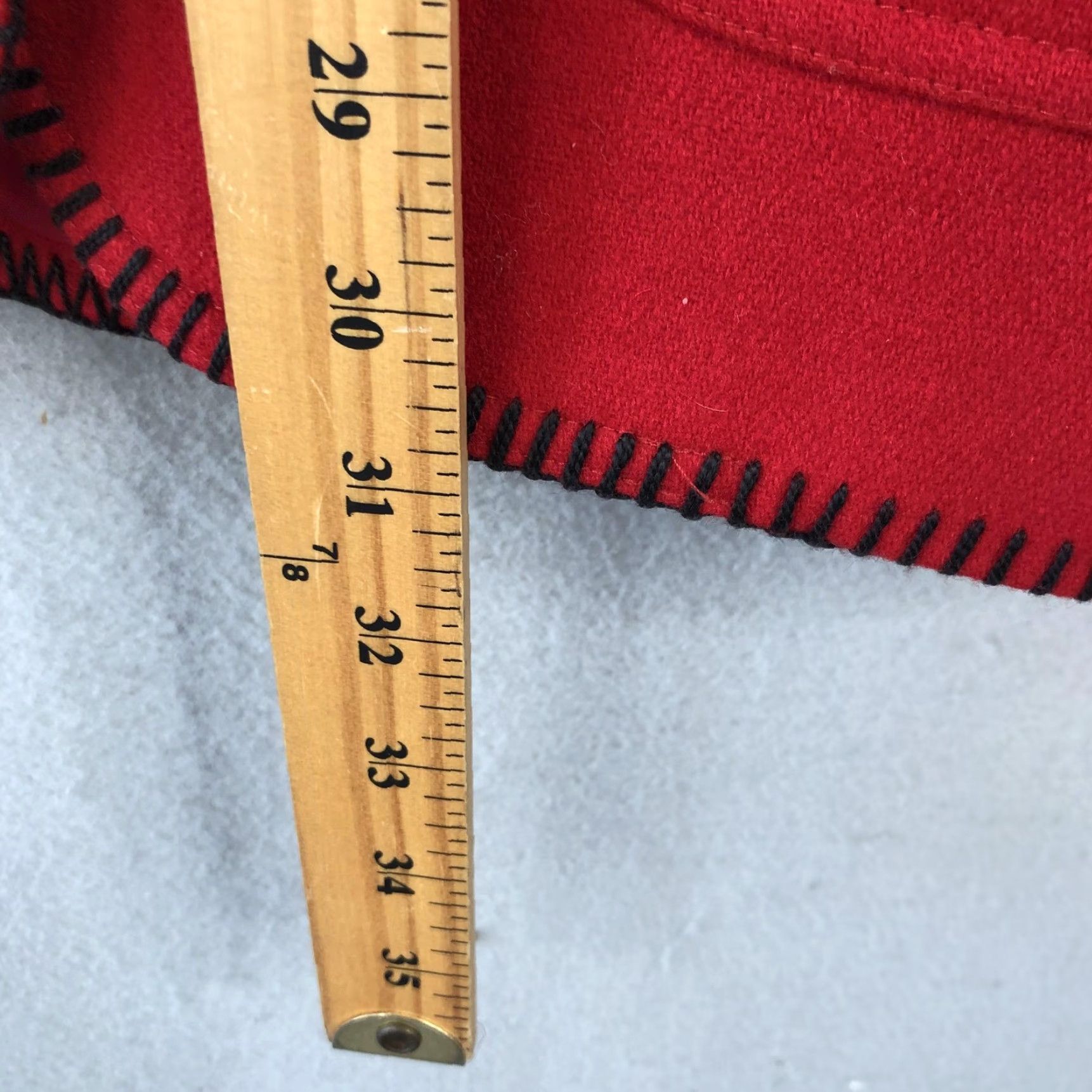 Vintage VINTAGE The Limited Blazer Womens Medium Red Wool Black Trim Pocket Jacket Office Mens? No, Womens. Size M / US 6-8 / IT 42-44 - 4 Thumbnail