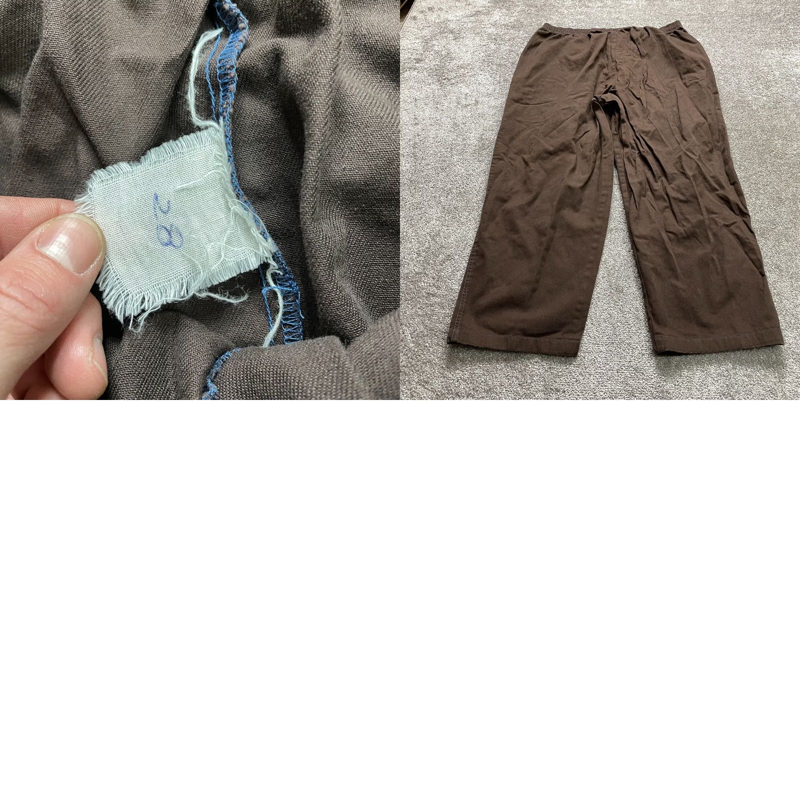 Vintage Unbranded Pants Womens Plus 40 Brown Classic Fit Straight Ladies Slacks 40x31 Size 27" / US 4 / IT 40 - 8 Thumbnail