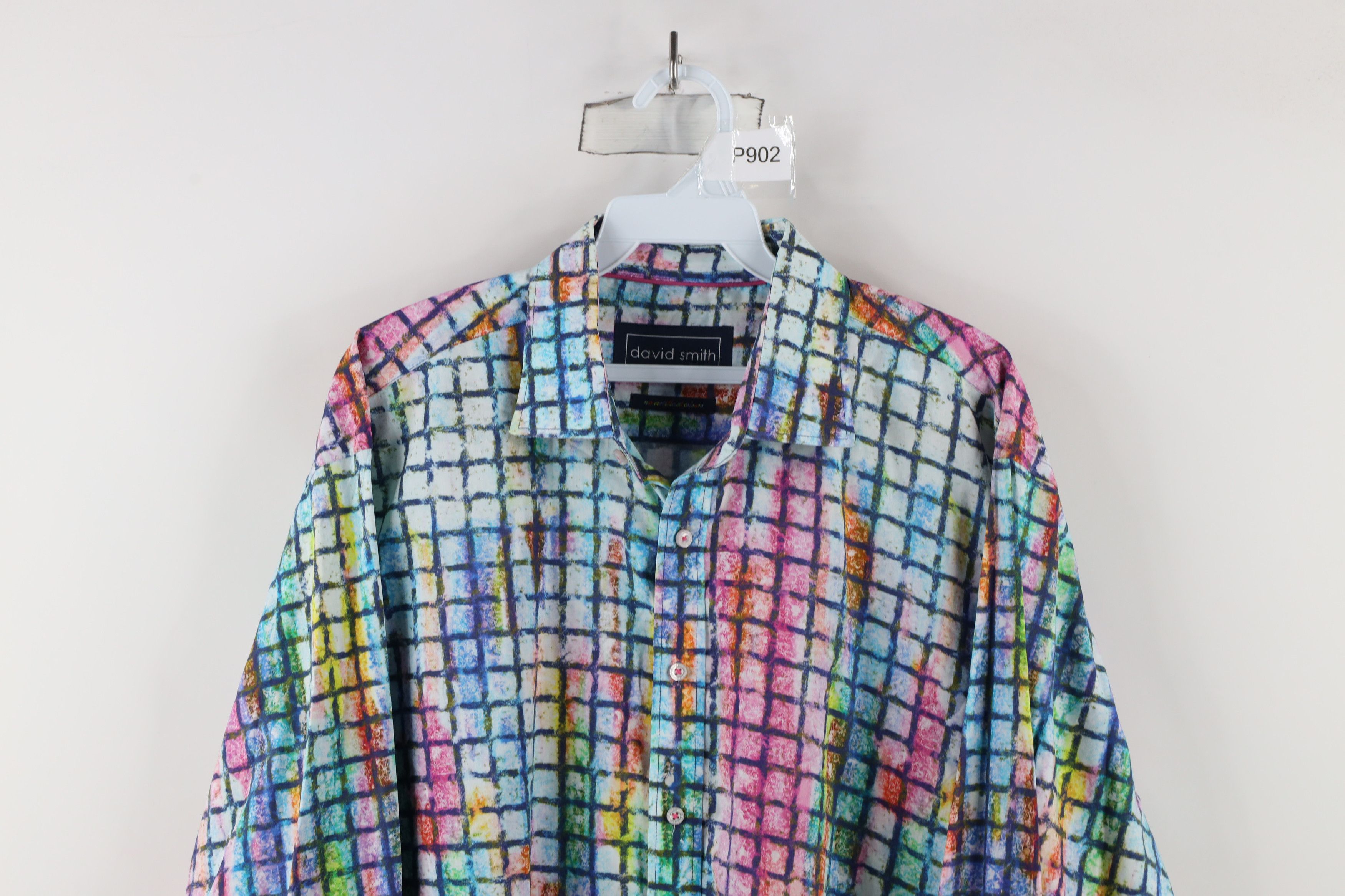 Vintage David Smith Australia Jelly Fish Flip Cuff Button Shirt Size US XL / EU 56 / 4 - 2 Thumbnail