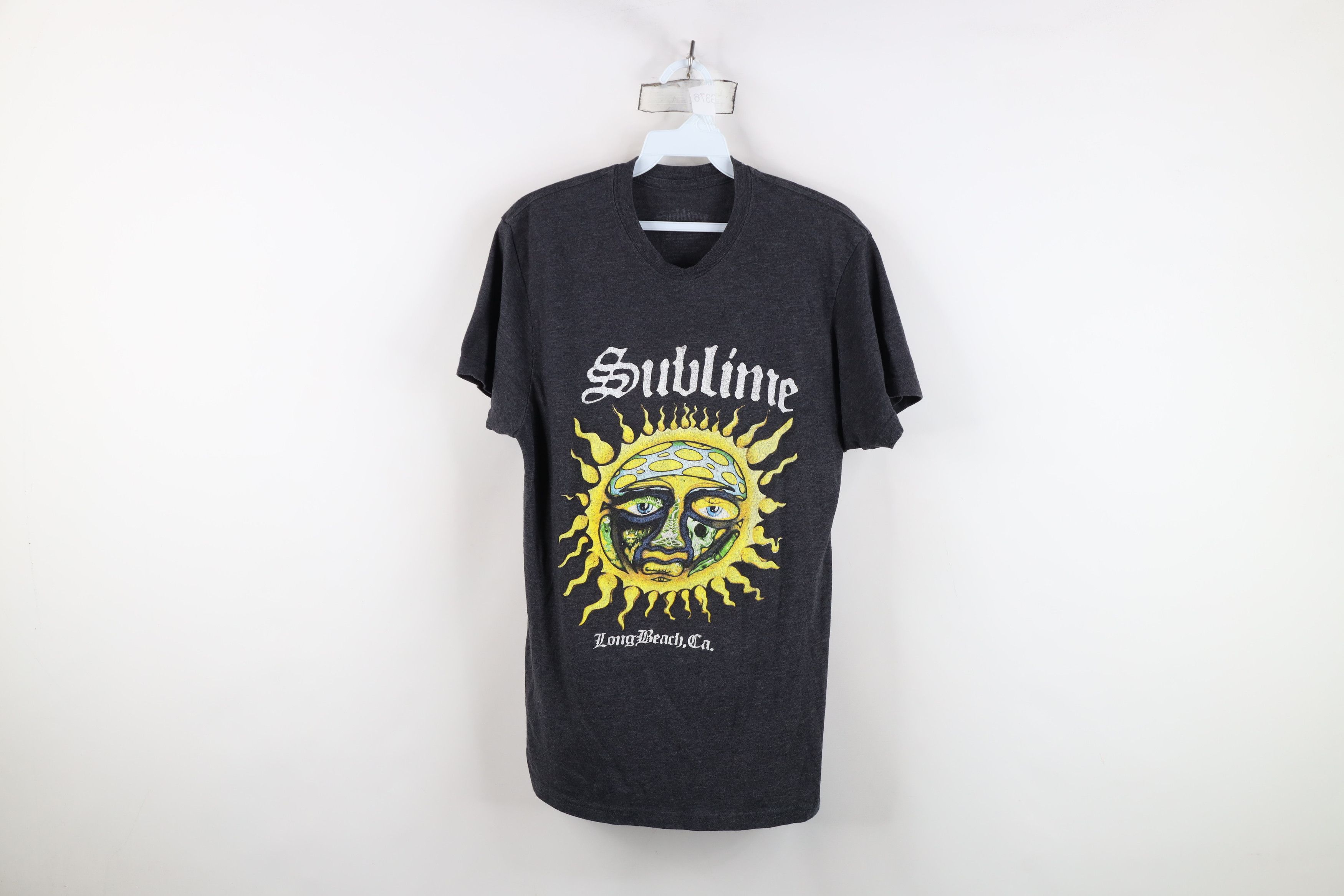 Vintage Retro Y2K Mushroom Sublime Band Short Sleeve T-Shirt Gray Size L / US 10 / IT 46 - 1 Thumbnail
