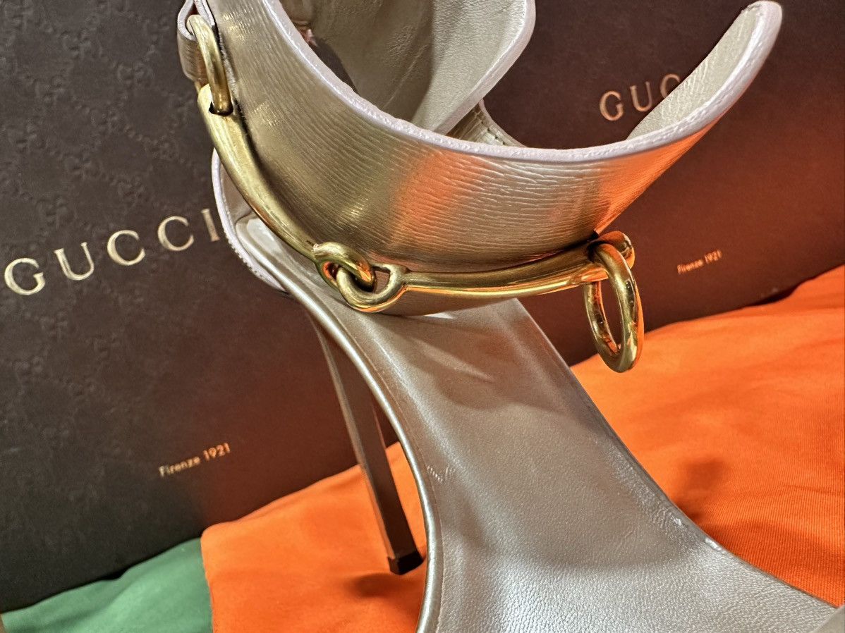 Gucci Gucci Women’s Metallic Gold Sandals Size 8.5 US Euro 38.5 Size US 8.5 / IT 38.5 - 7 Thumbnail