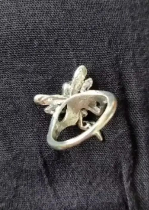 Vintage Vintage Ring With Angel Design Size ONE SIZE - 4 Thumbnail
