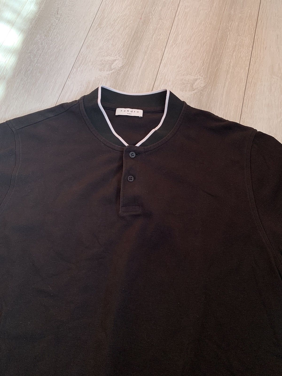 Sandro Sandro Paris t-shirt polo Size US L / EU 52-54 / 3 - 2 Thumbnail