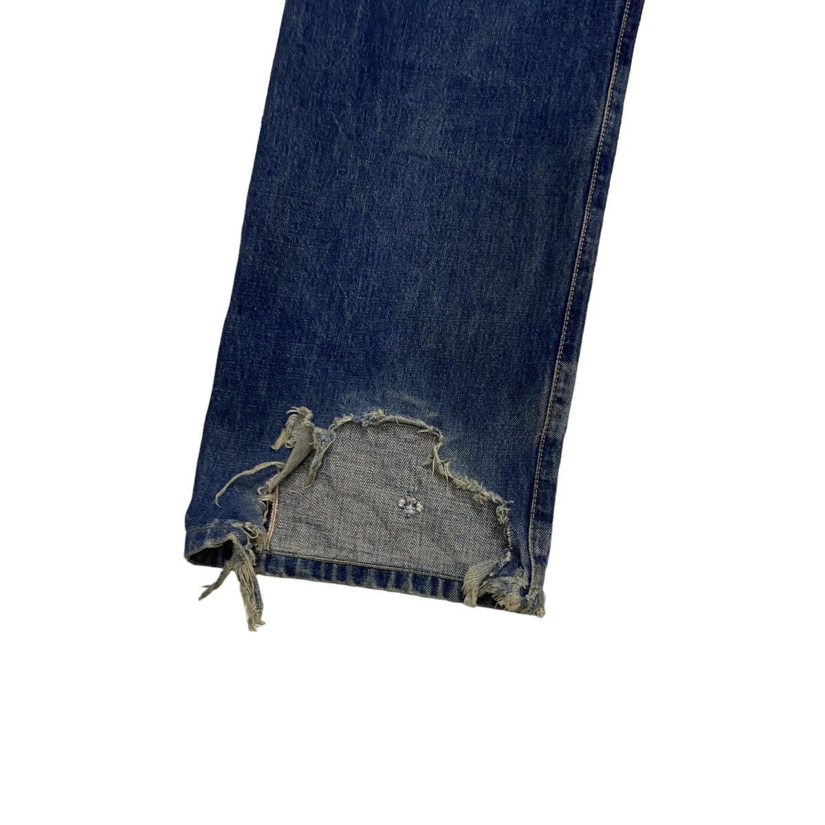Edwin × Japanese Brand Edwin selvedge baggy distressed denim Size US 32 / EU 48 - 13 Thumbnail