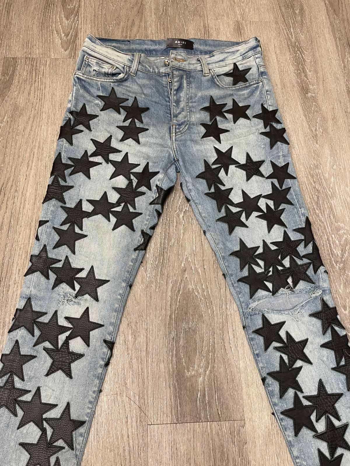 Amiri Amiri Denim Stars Size US 31 - 2 Thumbnail