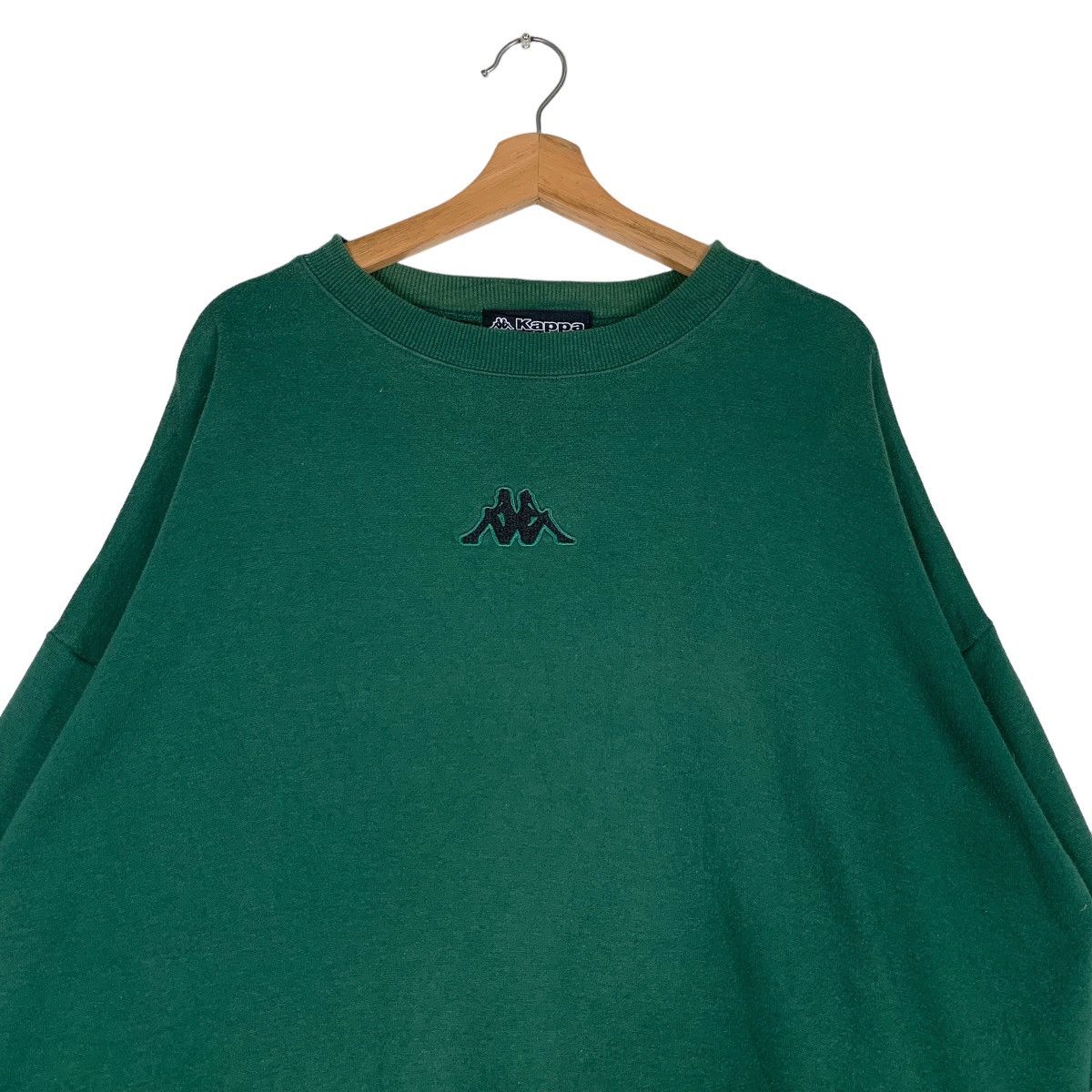 Kappa KAPPA Embroidery Center Logo & Big Logo Sweatshirt #0712-C33 Size US XL / EU 56 / 4 - 2 Thumbnail