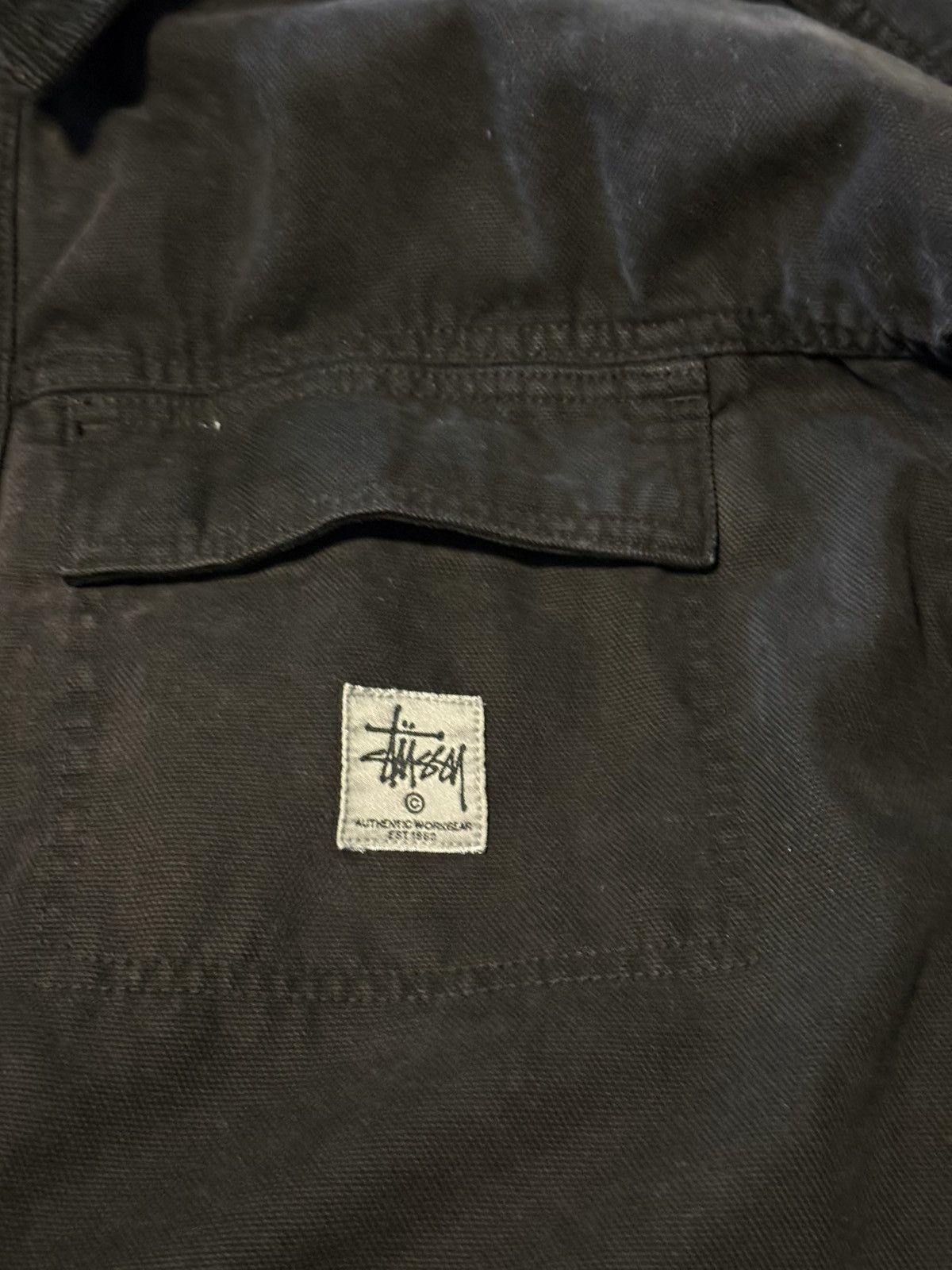 Stussy Stussy Washed Canvas Shop Jacket Size US XXL / EU 58 / 5 - 3 Thumbnail