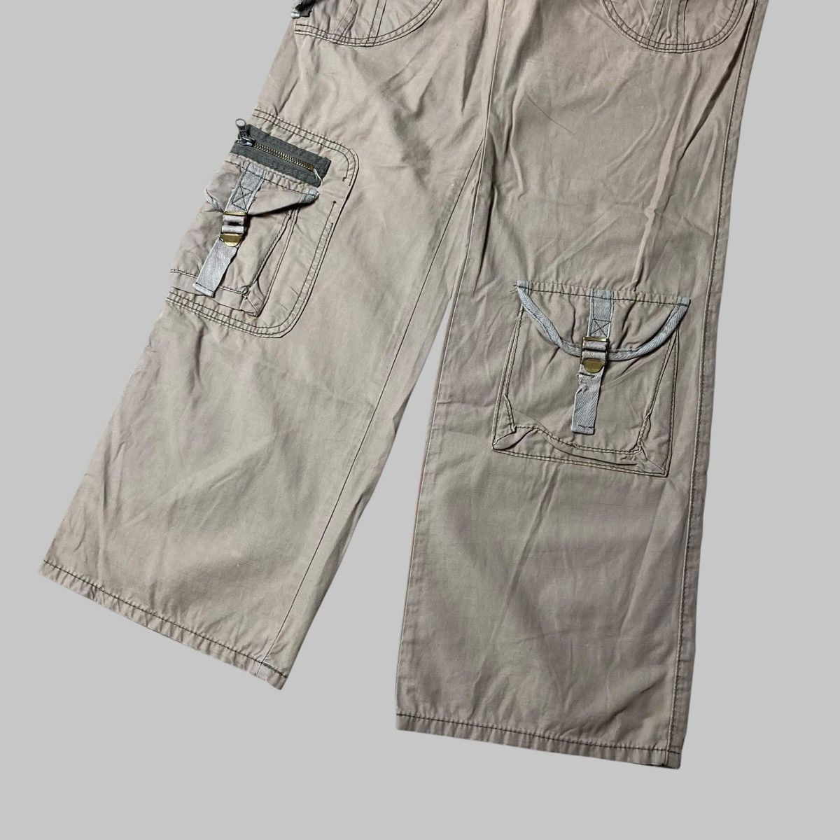 Japanese Brand × PPFM SEVEN Bondage Cargo Pants Multi Pocket💥 Size US 30 / EU 46 - 4 Thumbnail