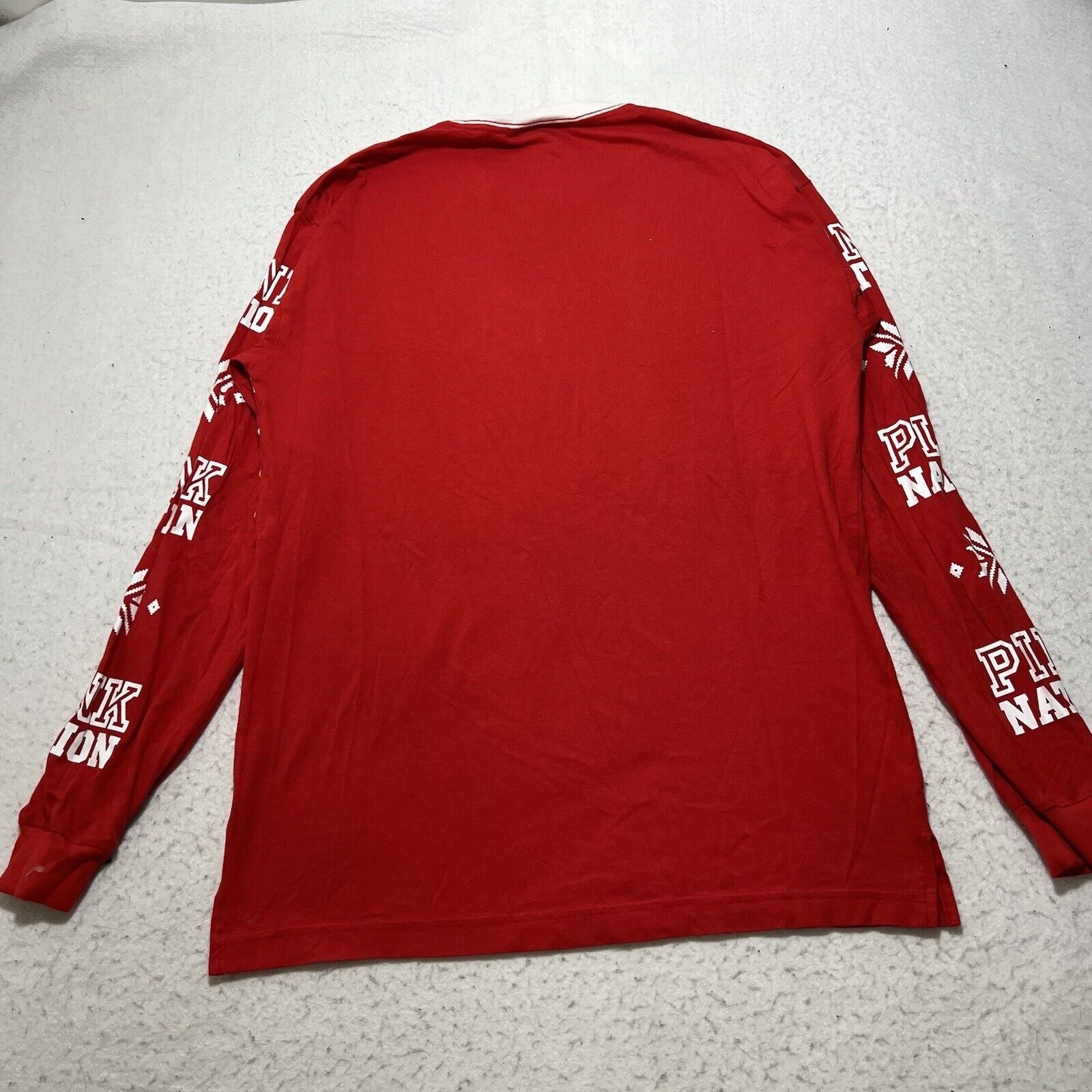 Victoria's Secret Victoria's Secret XS Long Sleeve T-Shirt Holiday Snowflakes Size XS / US 0-2 / IT 36-38 - 10 Thumbnail