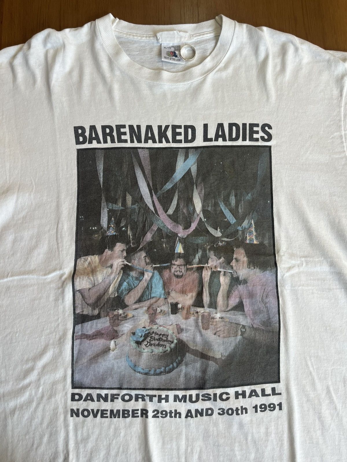 Band Tees Vtg BARENAKED LADIES Danforth Music Hall 1991’s Tshirt Size US XL / EU 56 / 4 - 5 Thumbnail
