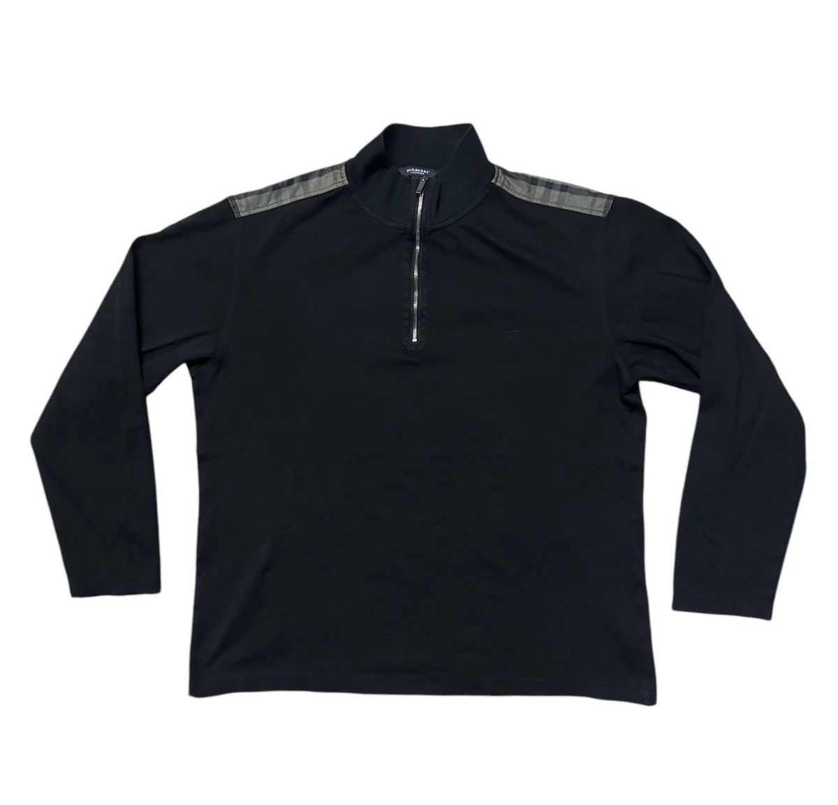 Burberry Burberry half zipper sweatshirt Size US L / EU 52-54 / 3 - 1 Thumbnail