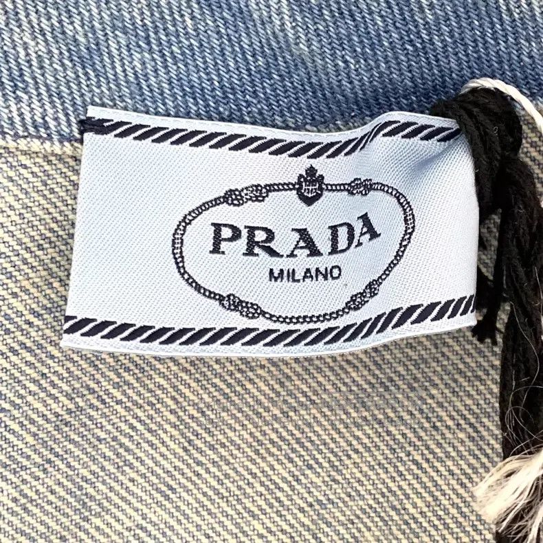 Prada Prada Light blue triangle cotton round-neck short-sleeved Size XXS / US 00 / IT 34 - 6 Thumbnail