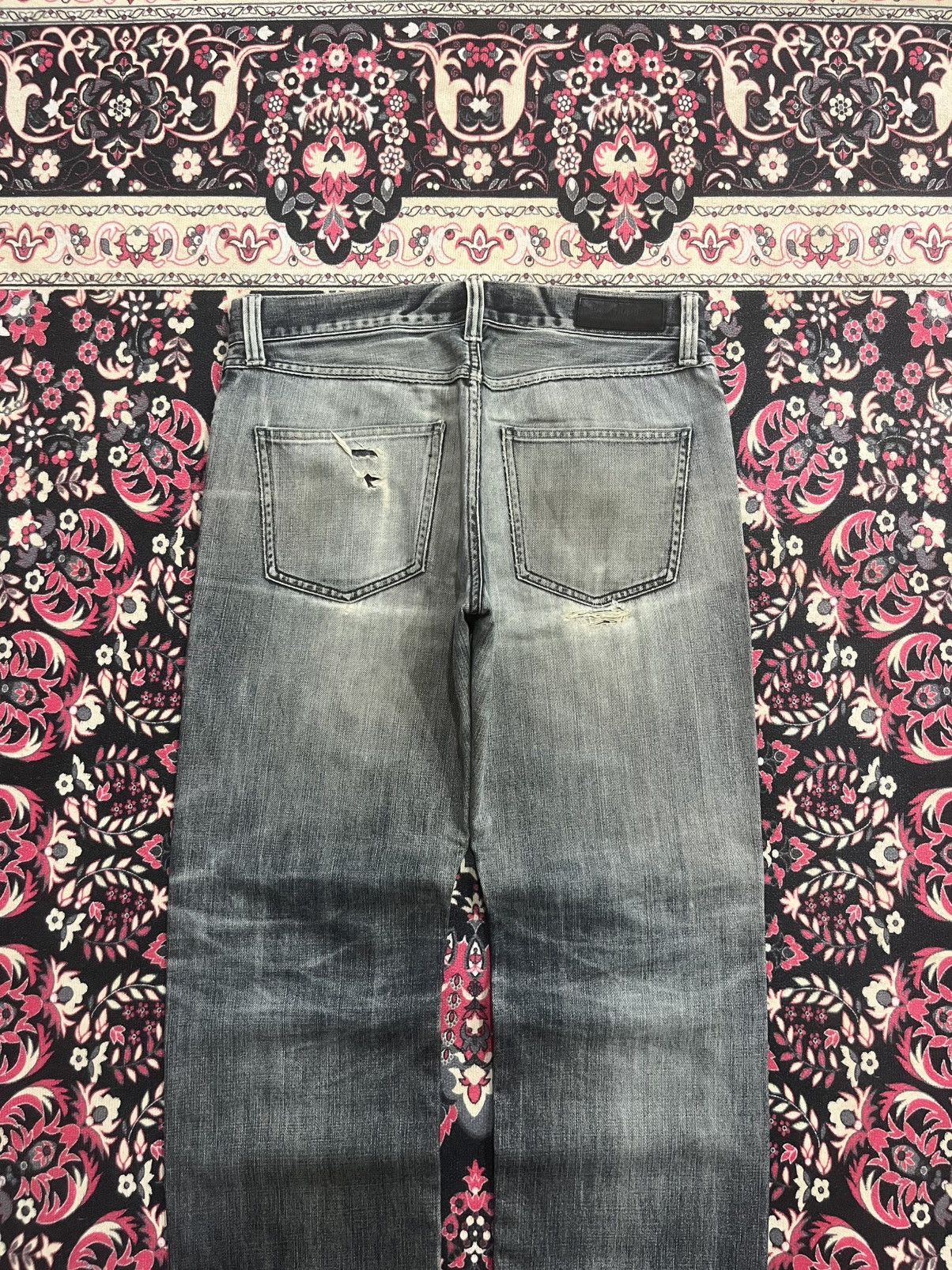 Black Label Vintage Japanese Brand Back Number Black Label Blowout Jeans Size US 32 / EU 48 - 6 Thumbnail