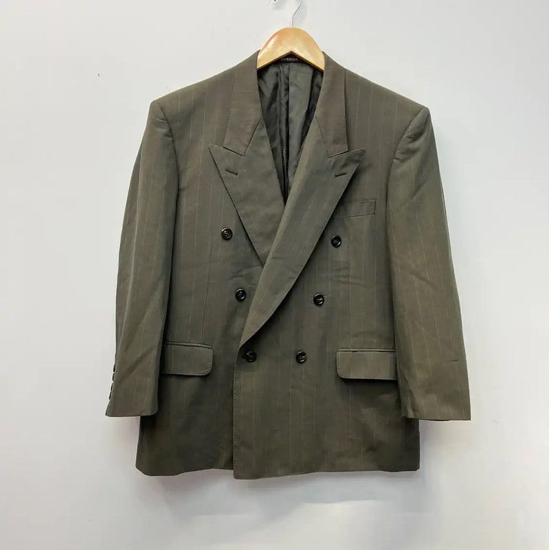 Givenchy Givenchy Green Wool Men's Outerwear Jacket 0089 Size US L / EU 52-54 / 3 - 1 Thumbnail