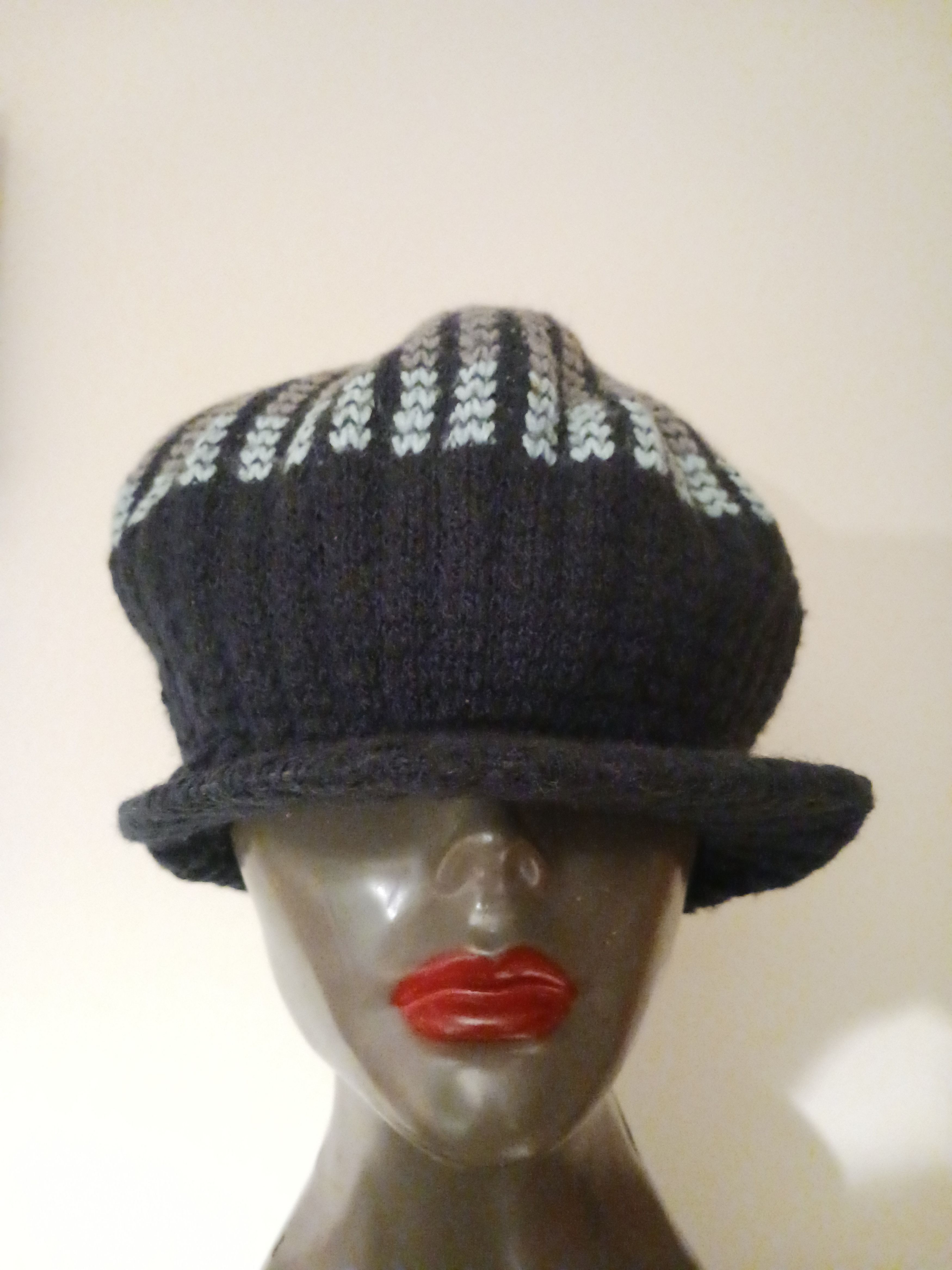 Vintage THUMP INC Wool Knit Beanie w/ Visor TASTY LA Streetwear Size ONE SIZE - 4 Thumbnail