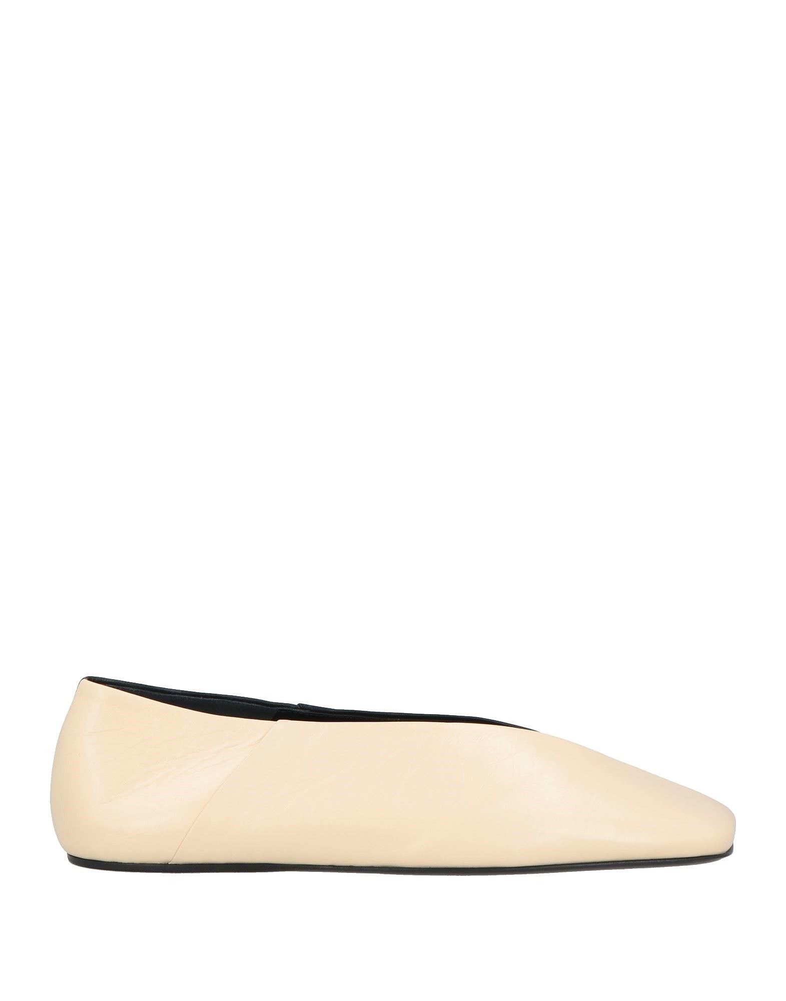 Jil Sander o1mt1gz0625 Ballet Flats in Beige/Black Size US 7 / IT 37 - 1 Thumbnail