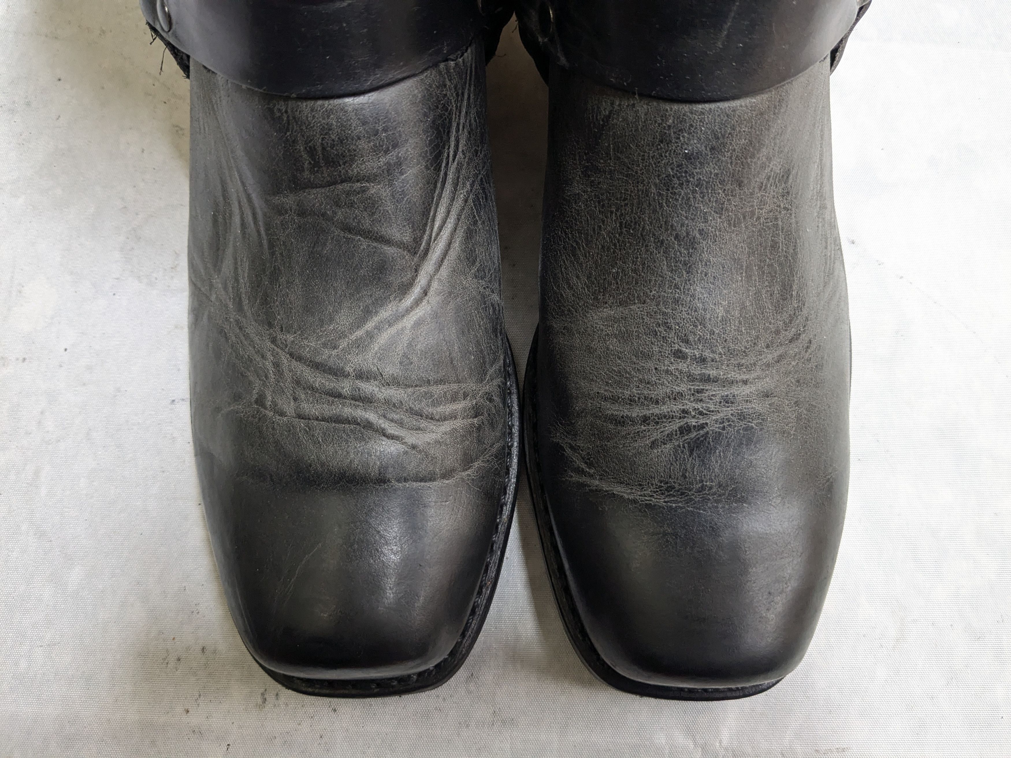 Frye Frye Harness Boots Black Leather 9 M Buckle Size US 9 / EU 42 - 2 Thumbnail