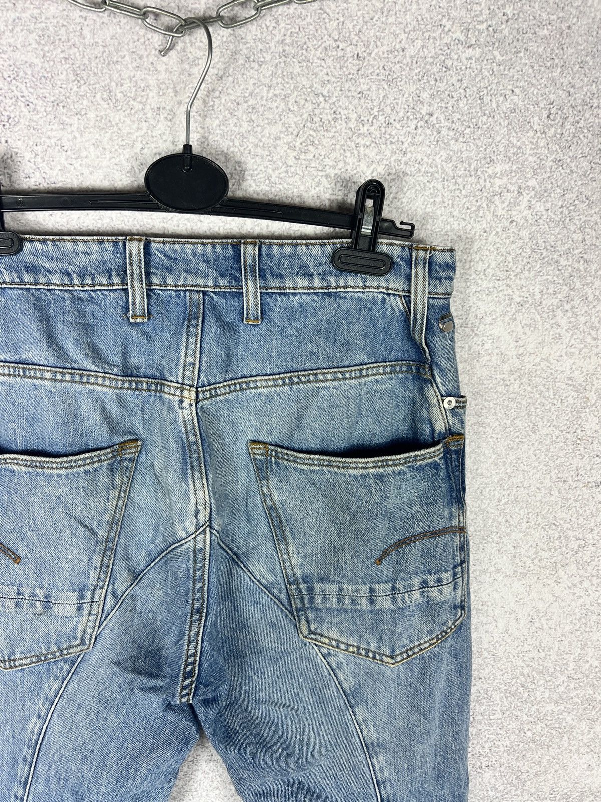 G-Star Men's G-Star Raw Lanc Straight 3D Tapered Jeans Blue Denim Size US 32 / EU 48 - 3 Thumbnail