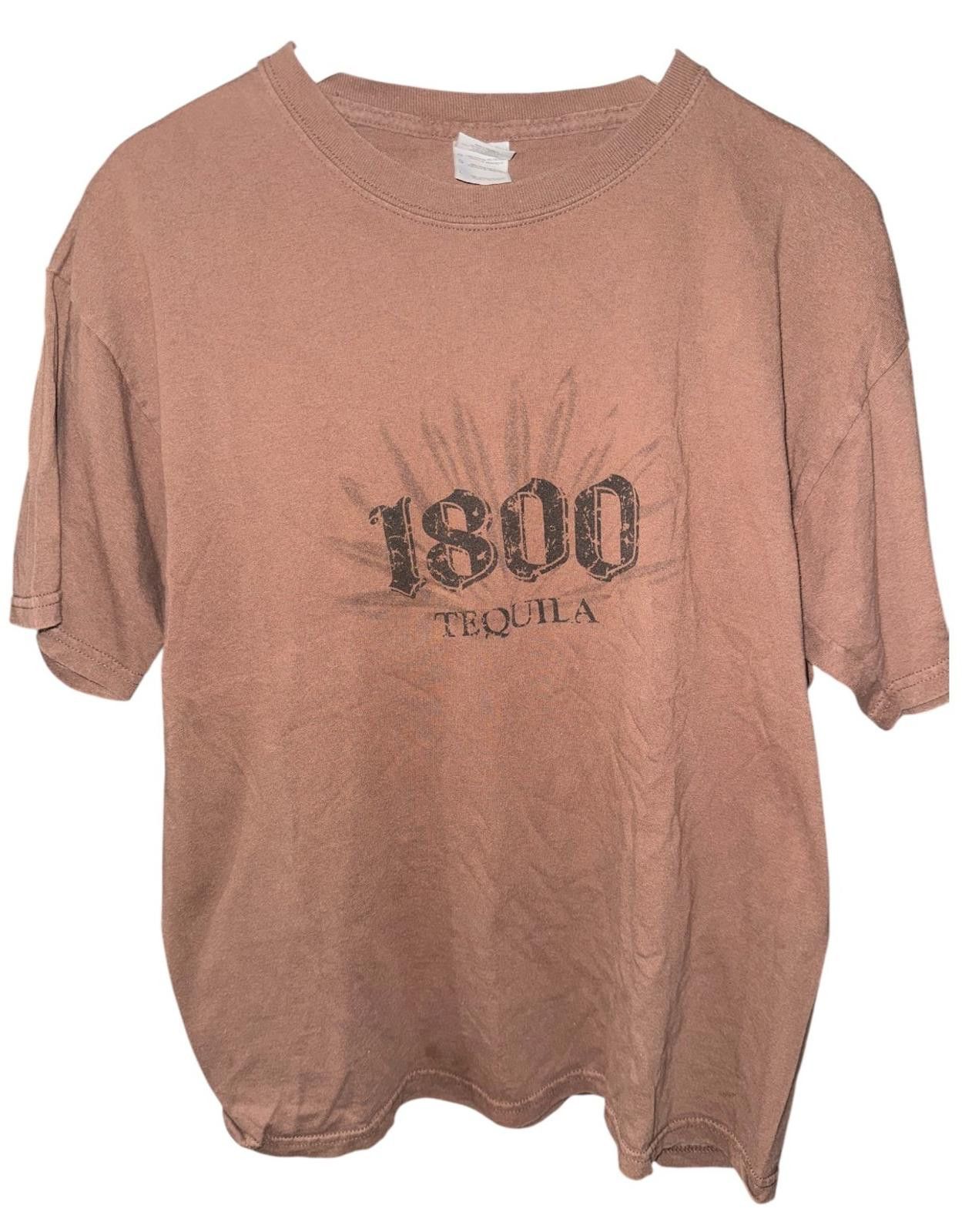 Gildan VTG Y2K 90s 1800 Tequila T-Shirt Brown Sz L Rare Size US L / EU 52-54 / 3 - 1 Thumbnail