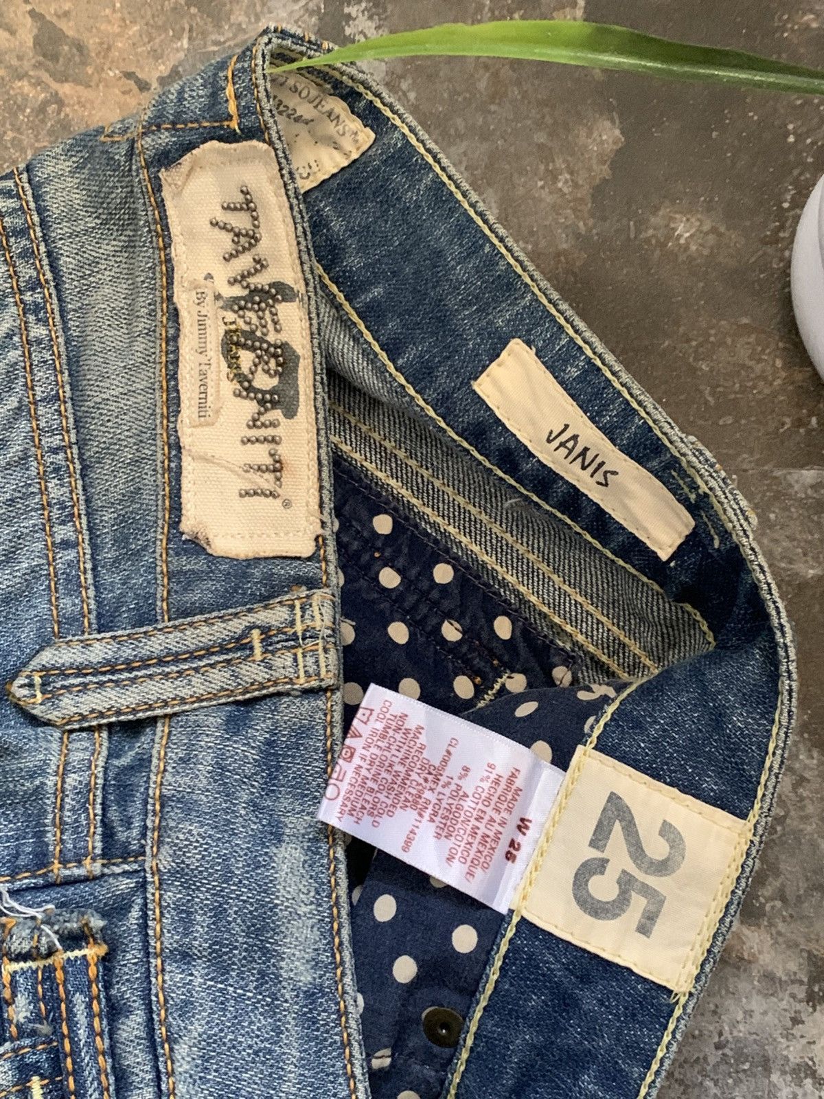 Jimmy Taverniti SICK🔥TAVERNITI SO BY JIMMY TAVERNITI MID FLARE JEANS Size 28" / US 6 / IT 42 - 7 Thumbnail