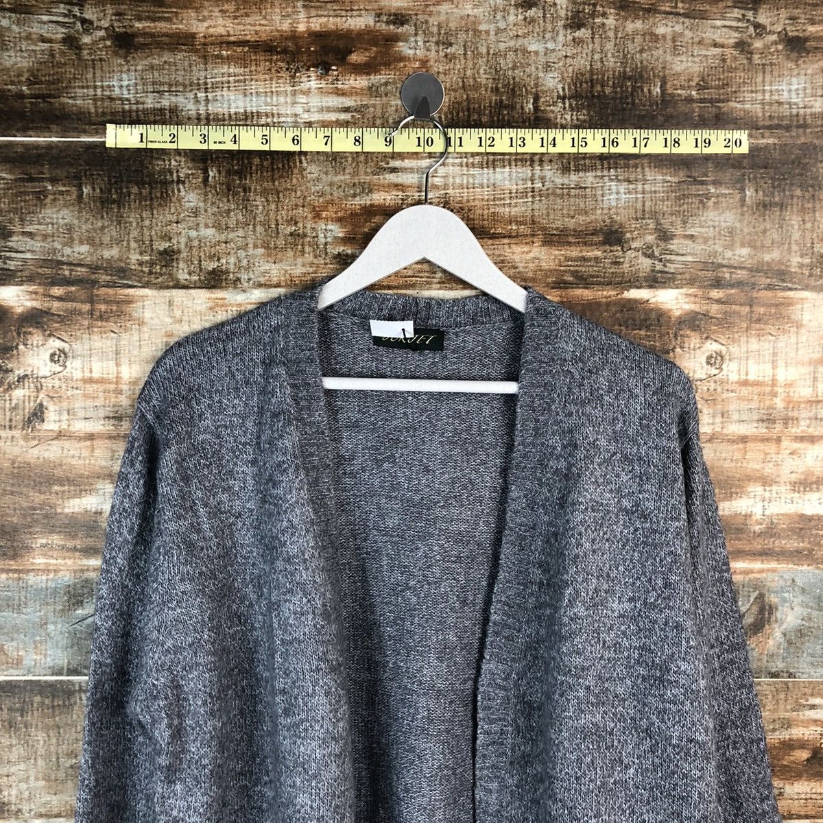 Homespun Knitwear Jorjet vintage Grey sweater Knitwear #A1898 Size US L / EU 52-54 / 3 - 4 Thumbnail