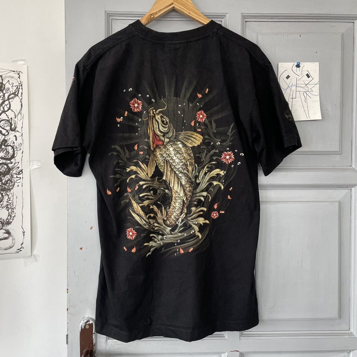 Japanese Brand × Vintage Rock Chang T-Shirt Vintage. Warrior and Giant Coy Shirt Sz L Size US XL / EU 56 / 4 - 5 Thumbnail