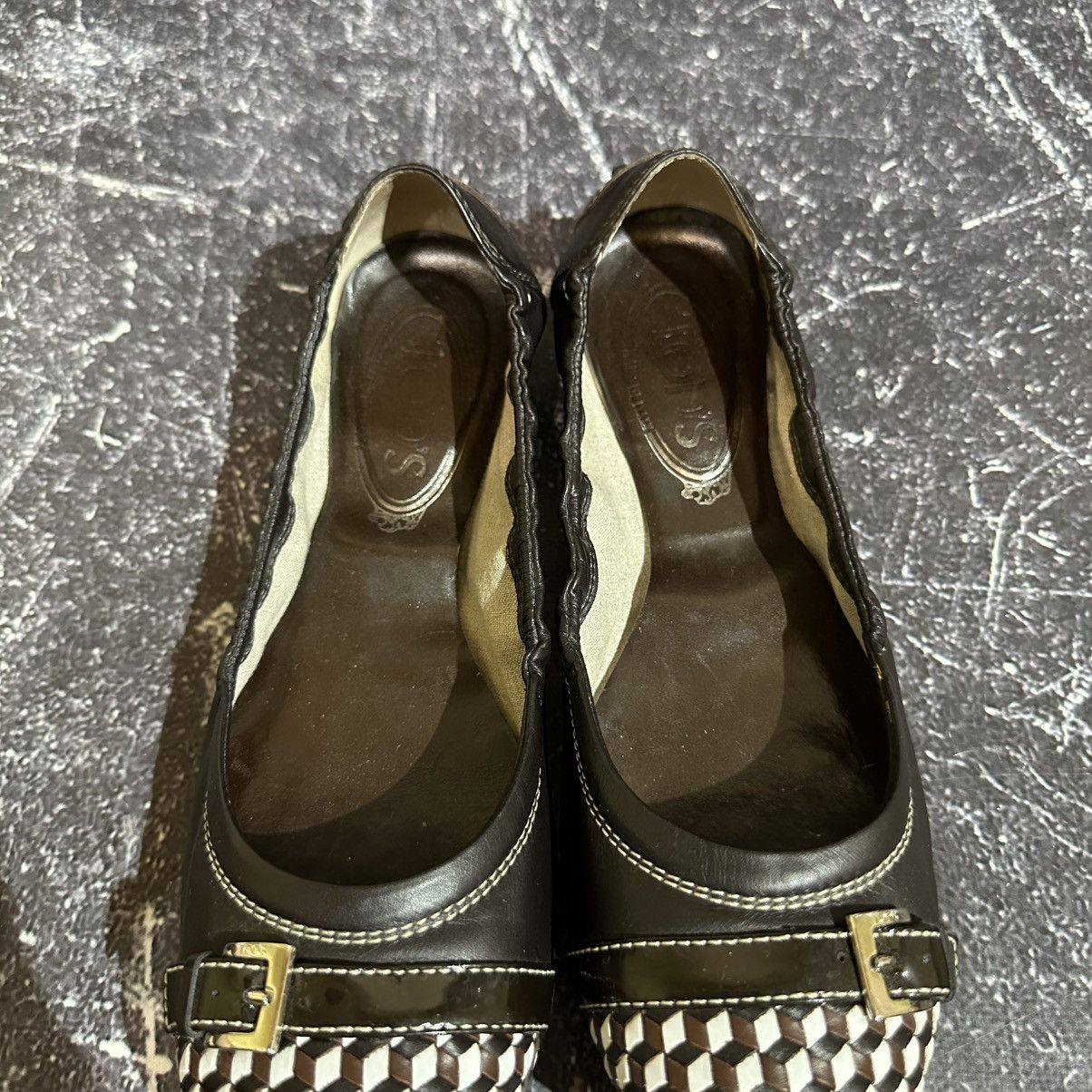 Tod's TOD’S - Women’s Leather Ballet Flats size 37.5 Size US 7.5 / IT 37.5 - 13 Thumbnail