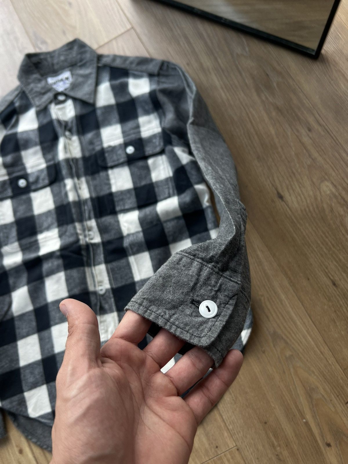 Bape BAPE BAPEAREL INDUSTRY FLANNEL CHECK TIMBER SHIRT Size US M / EU 48-50 / 2 - 5 Thumbnail