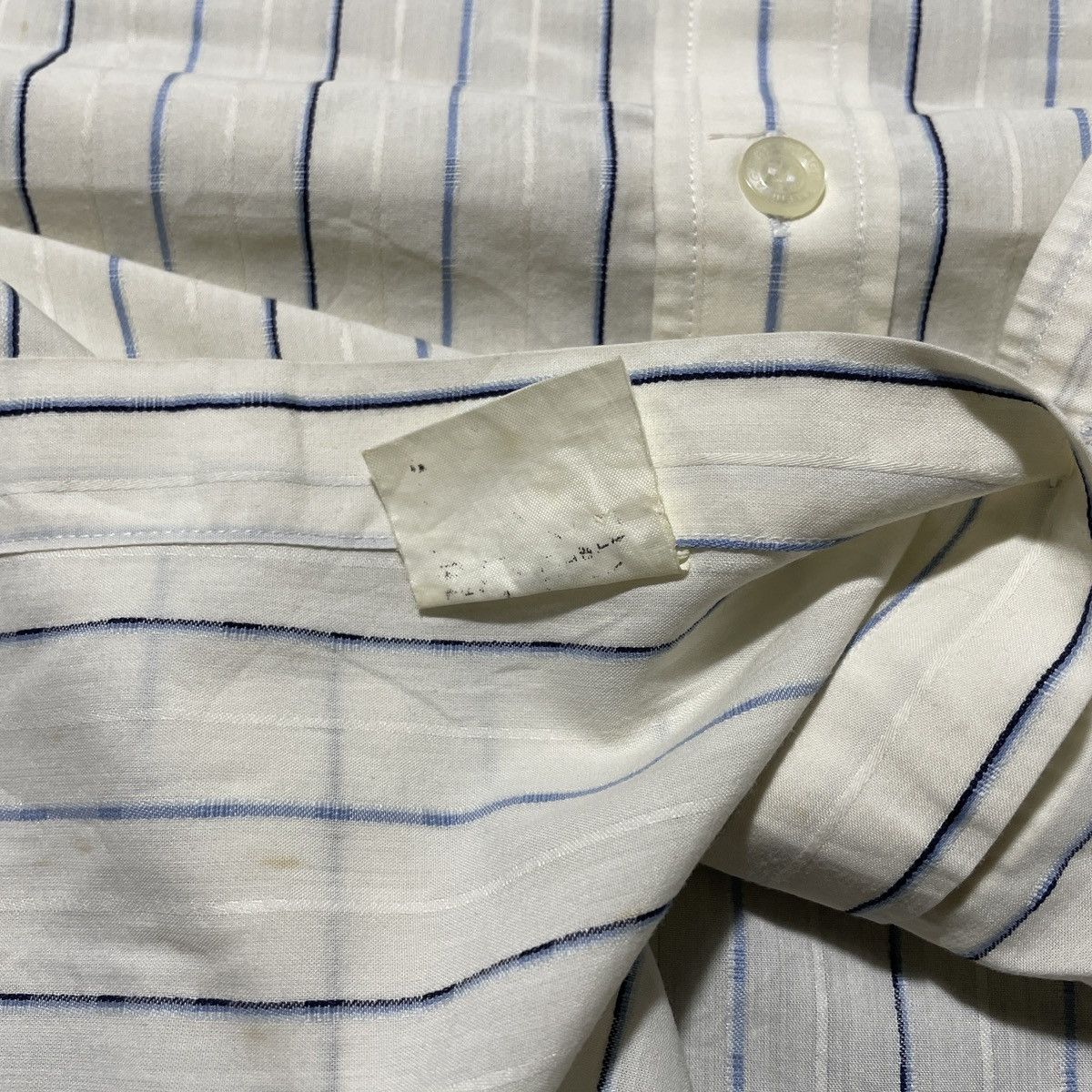 Vintage Vintage Balenciaga Pocket Shirts BB Embroidered Size US XL / EU 56 / 4 - 8 Thumbnail