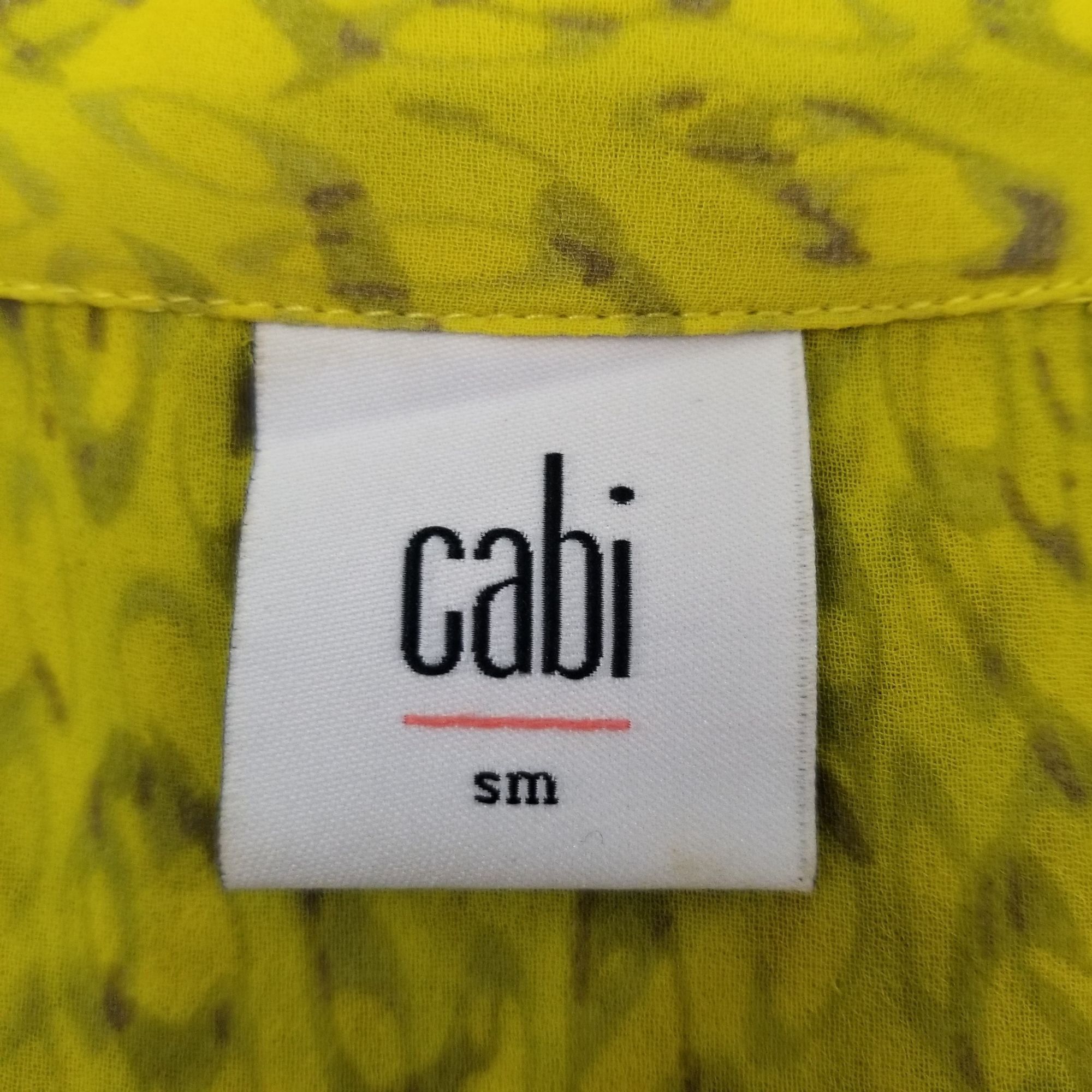 Other CAbi 3071 S Top Sleeveless Tank Cami Chartreuse REIGN Lightw Size S / US 4 / IT 40 - 4 Thumbnail
